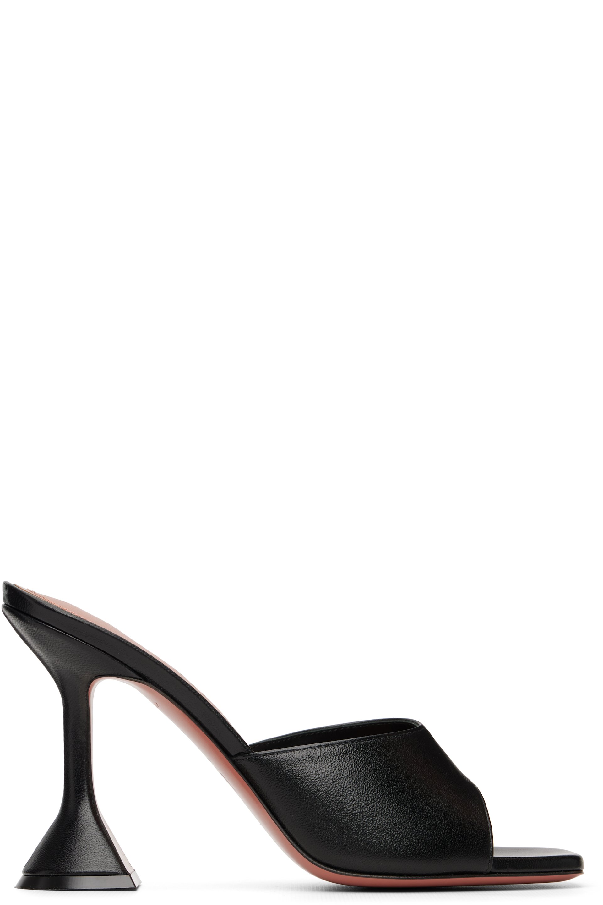 Amina Muaddi - Black Lupita Slipper 95 Heeled Sandals