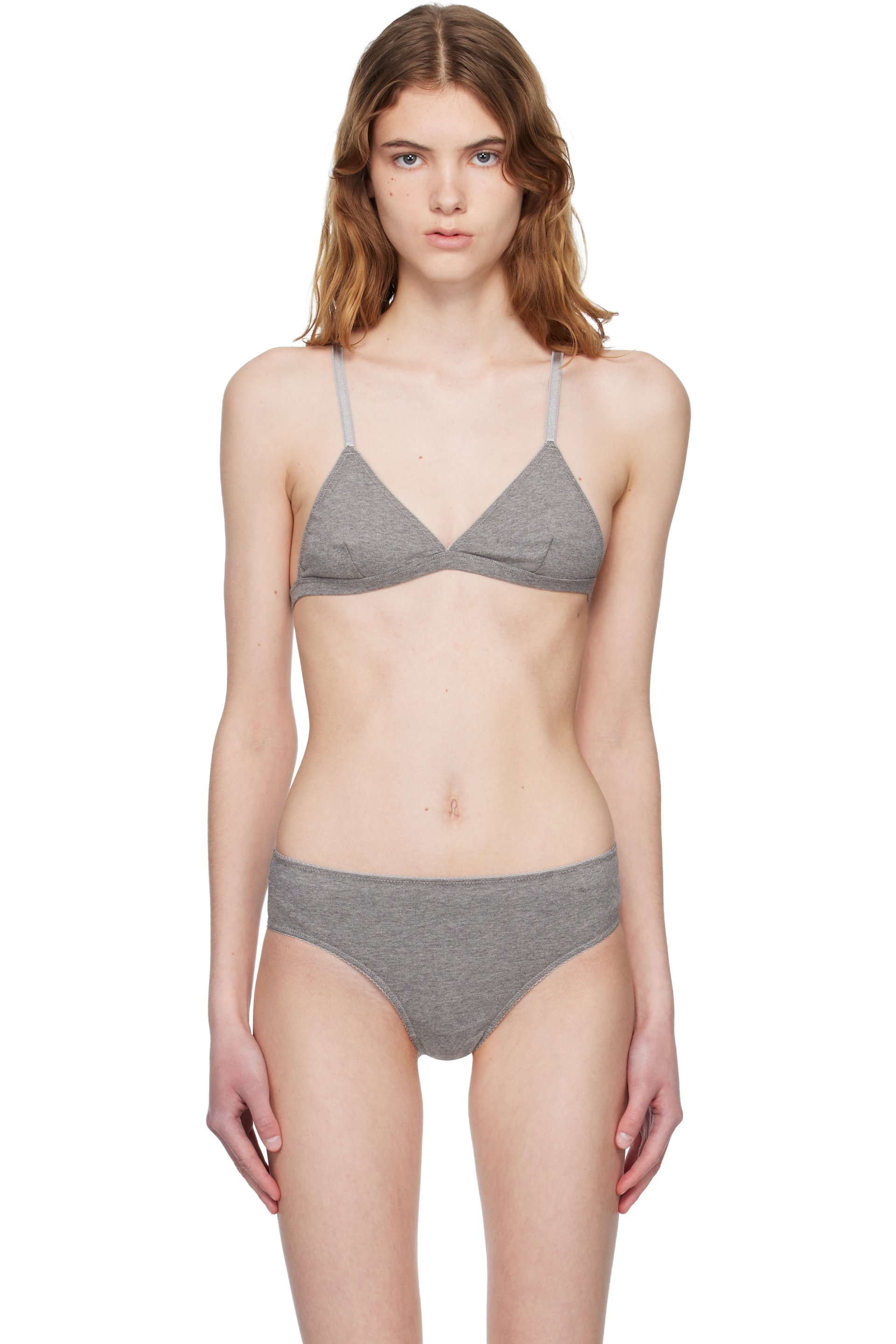 Bellini Bikini - SSENSE 익스클루시브 그레이 헤일로 브라렛 세트