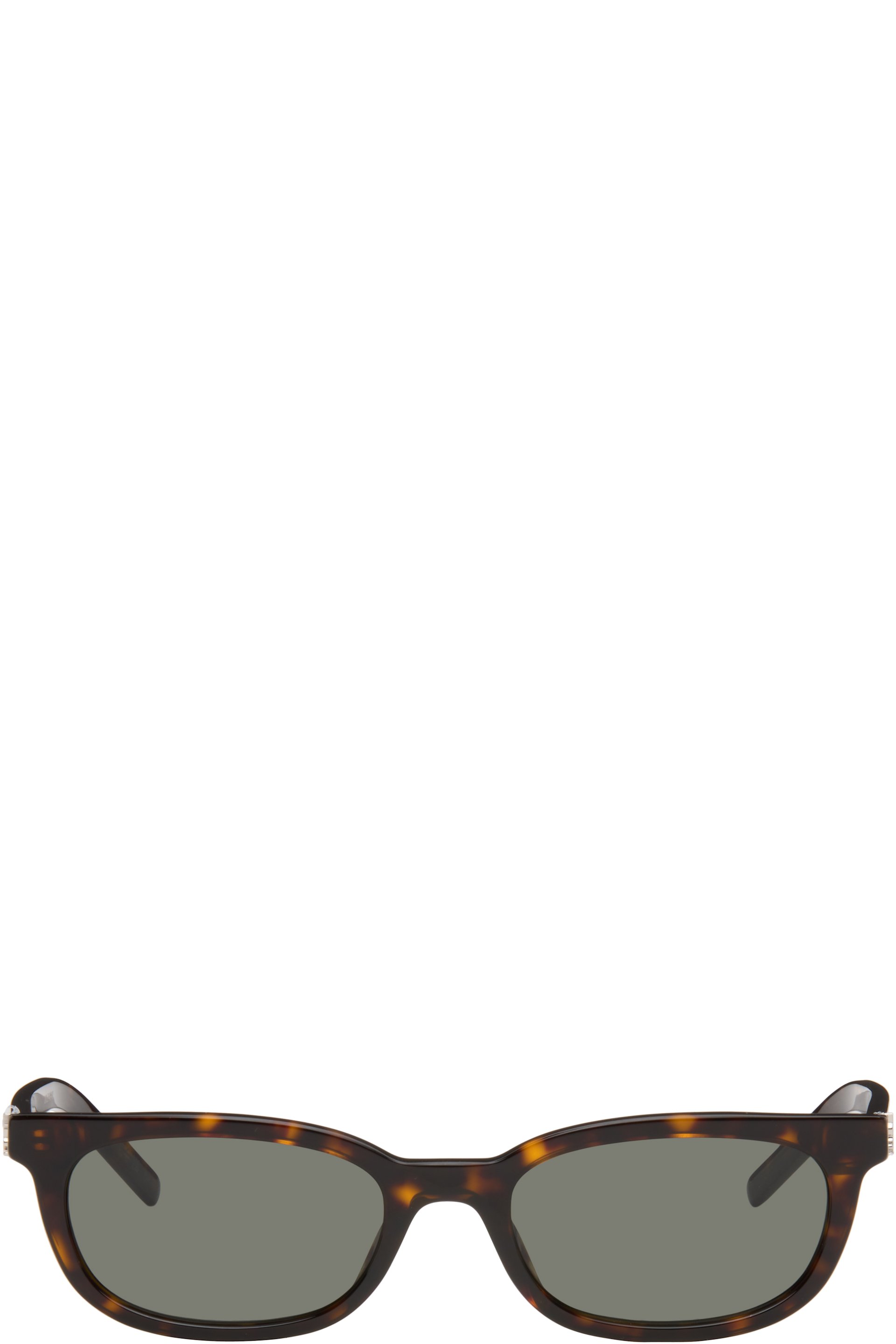 Saint Laurent - Lunettes de soleil SL M160 brunes