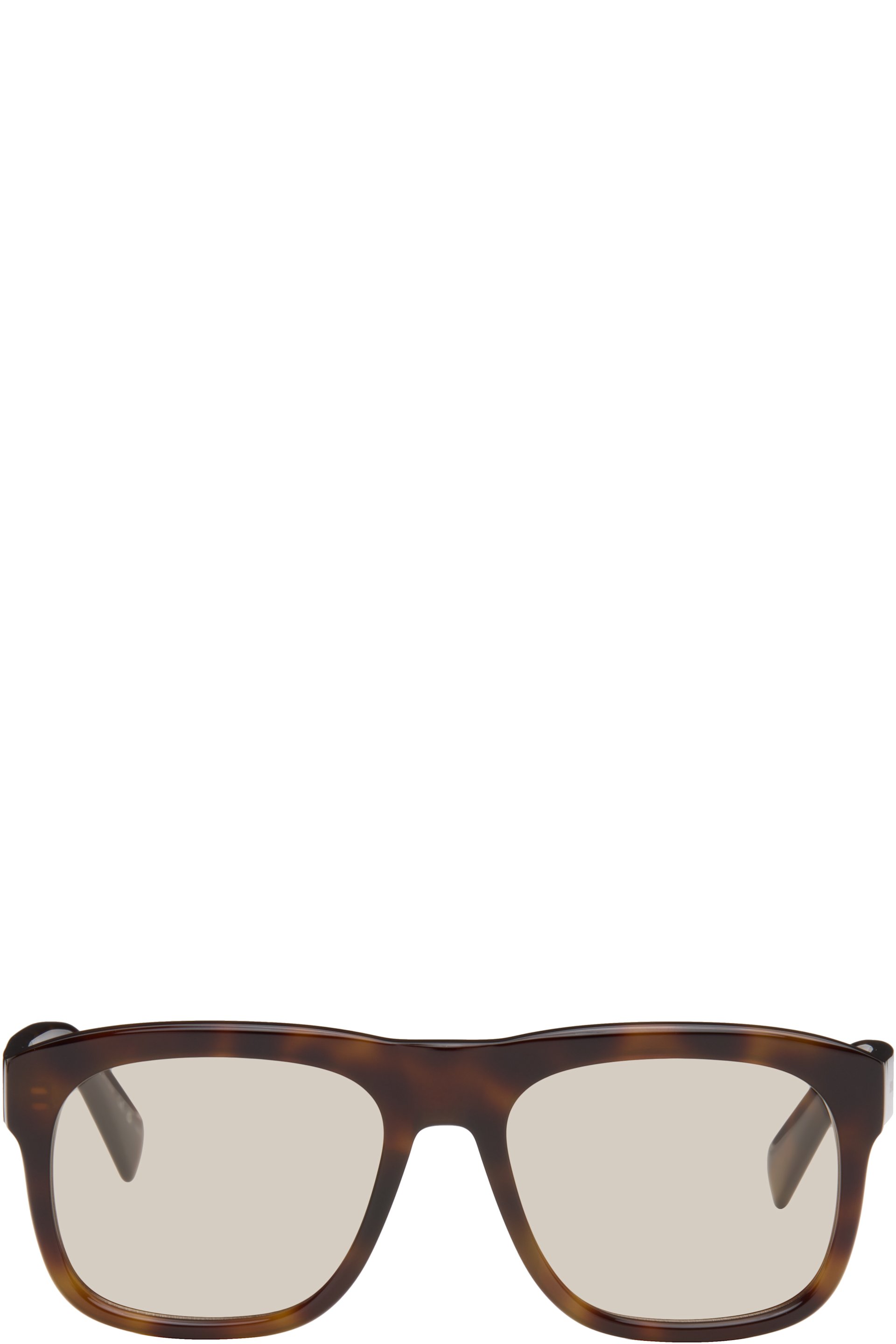 Saint Laurent - Brown Oversized Square Sunglasses