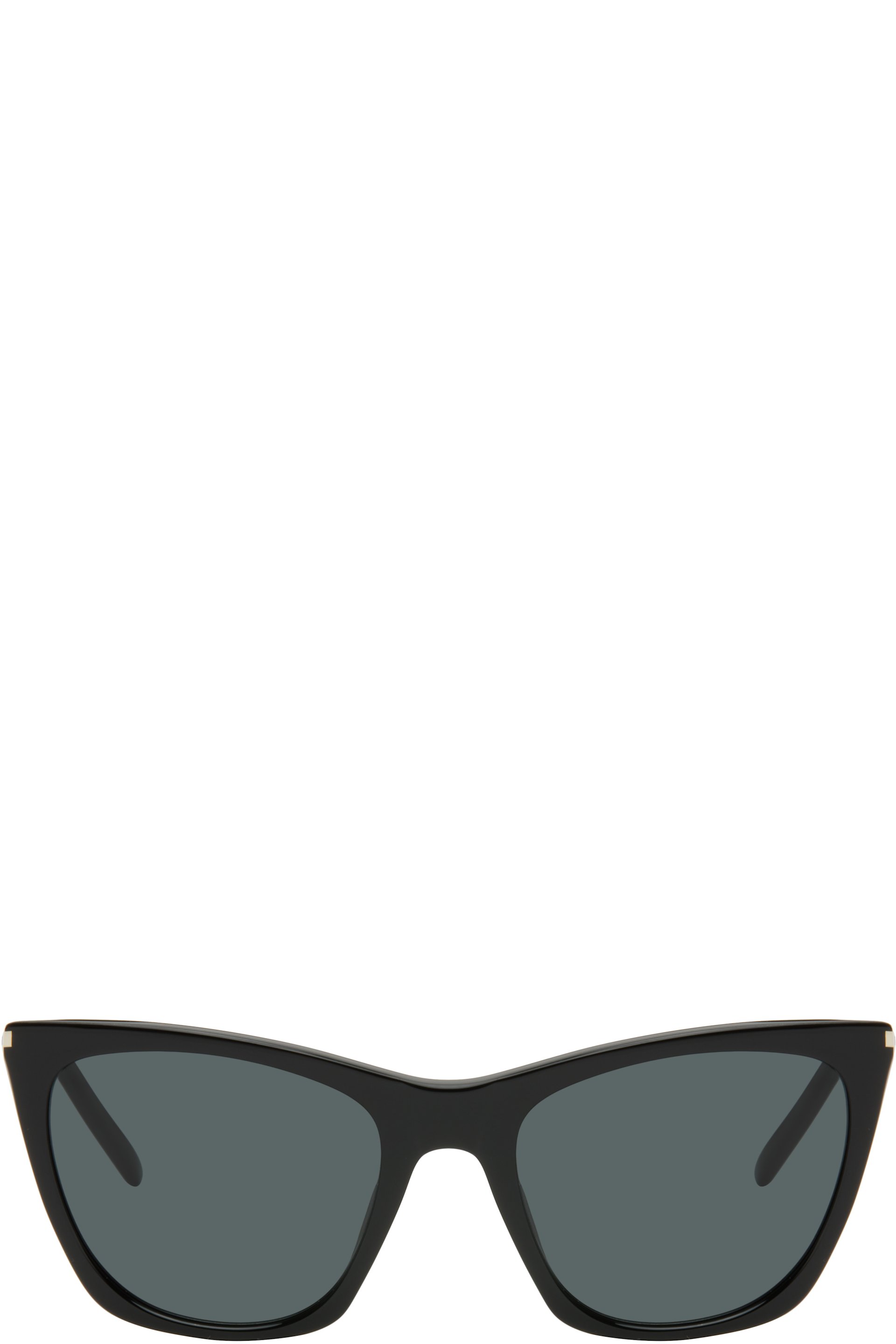 Saint Laurent - Lunettes de soleil SL 214 Kate noires à monture fine
