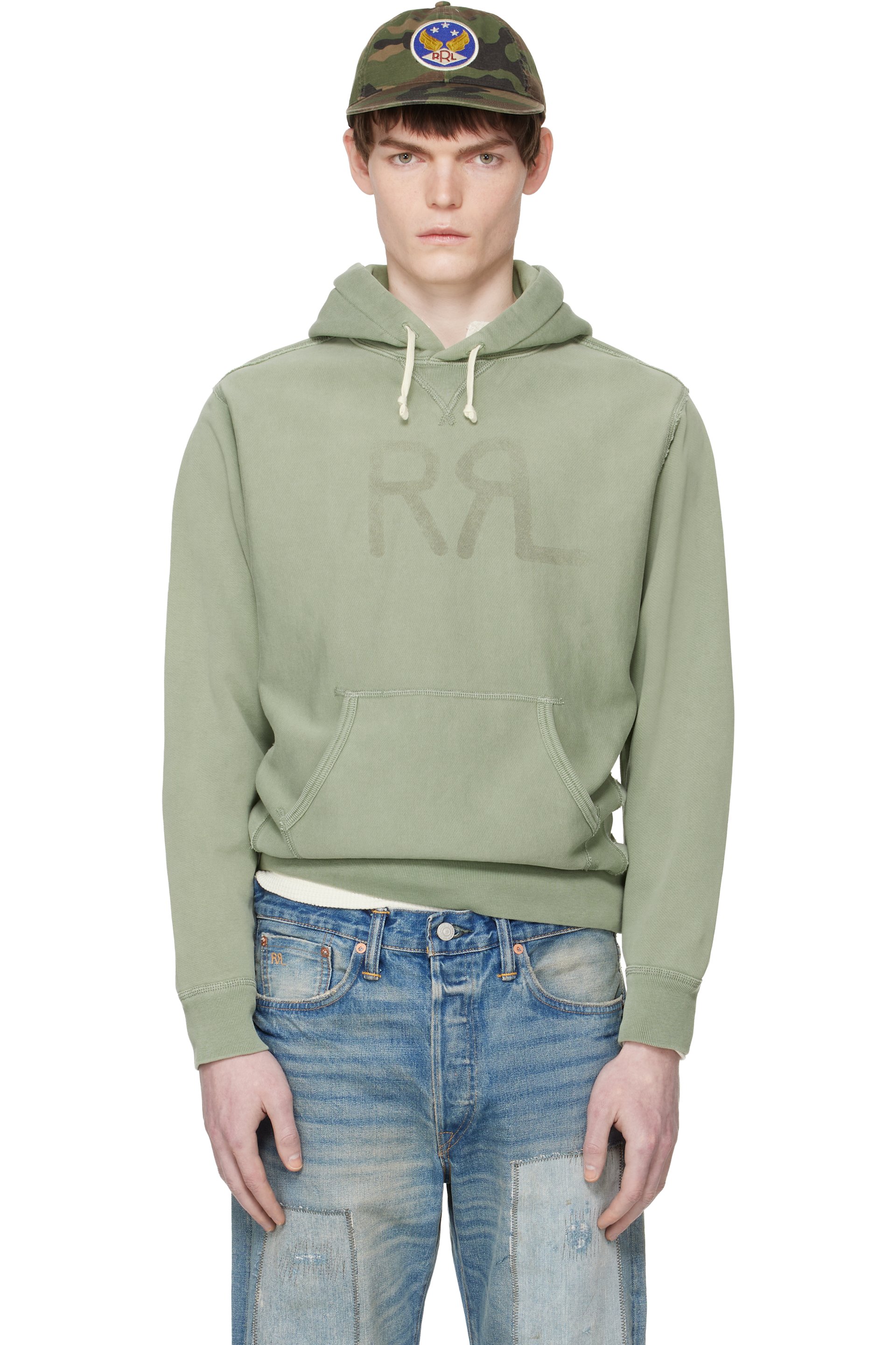 RRL - Green Ranch Logo Hoodie