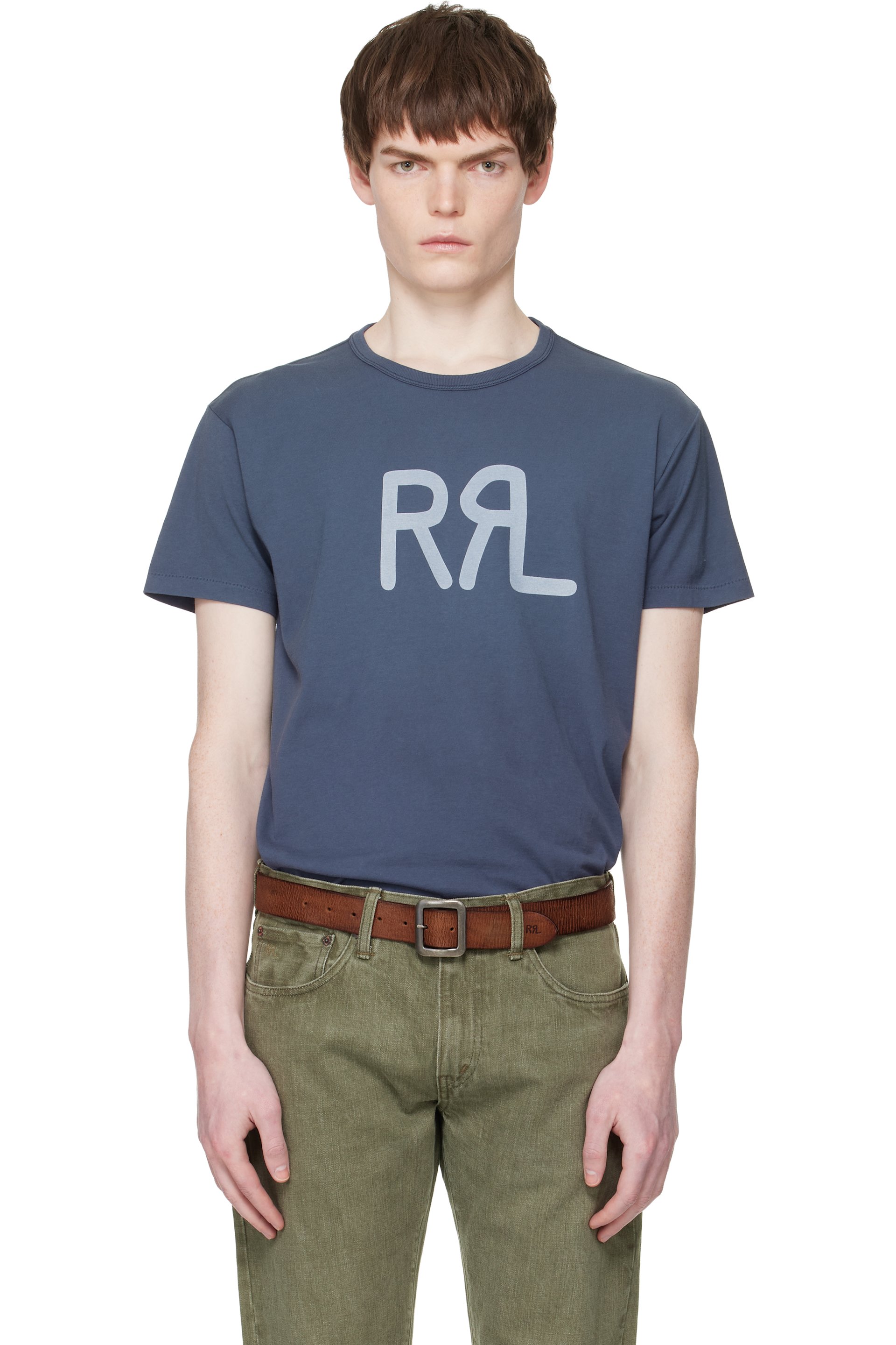 RRL - Blue Ranch Logo T-shirt