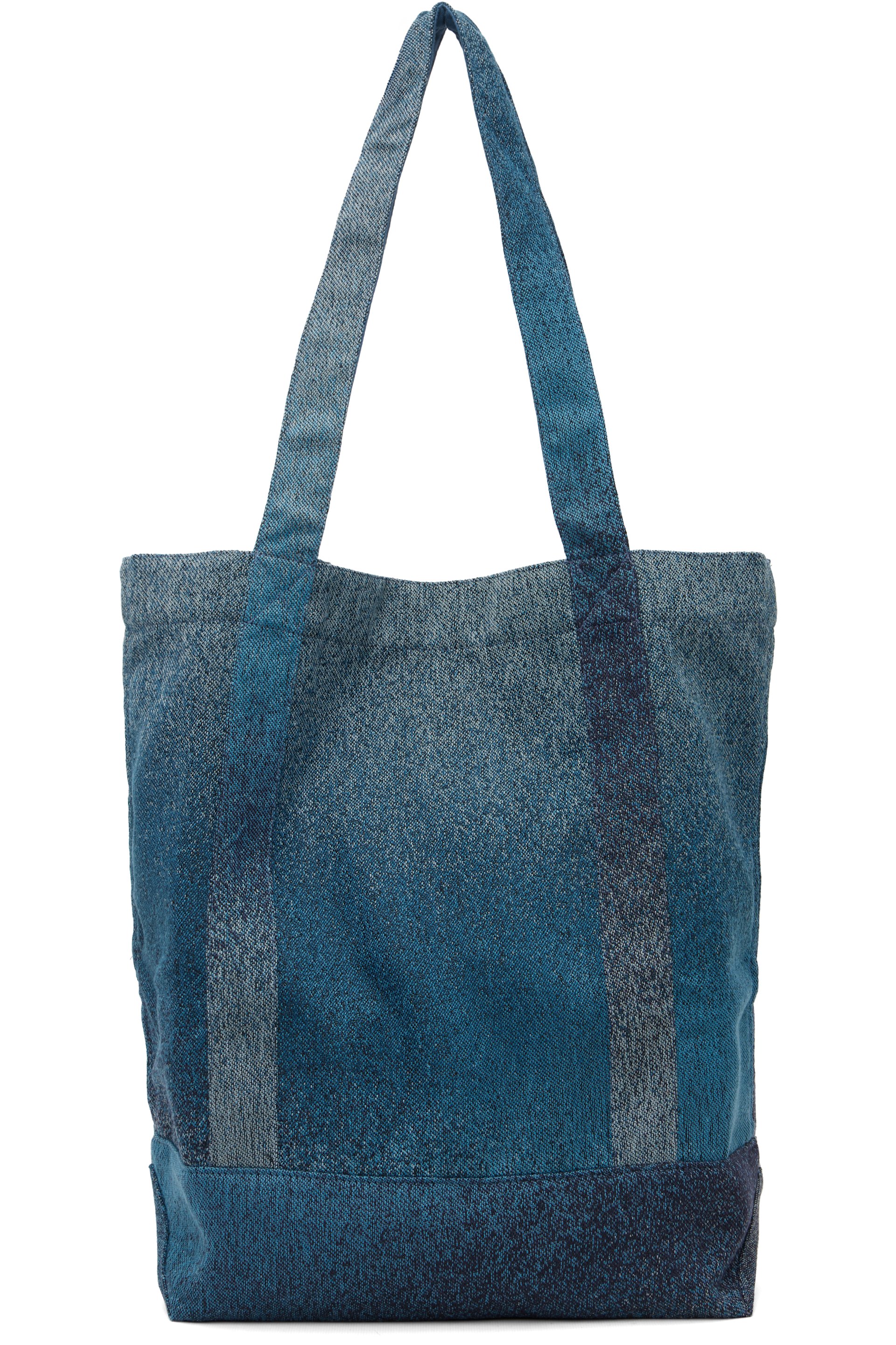 Sanderlak - Cabas bleu en jacquard édition Maharam exclusif à SSENSE