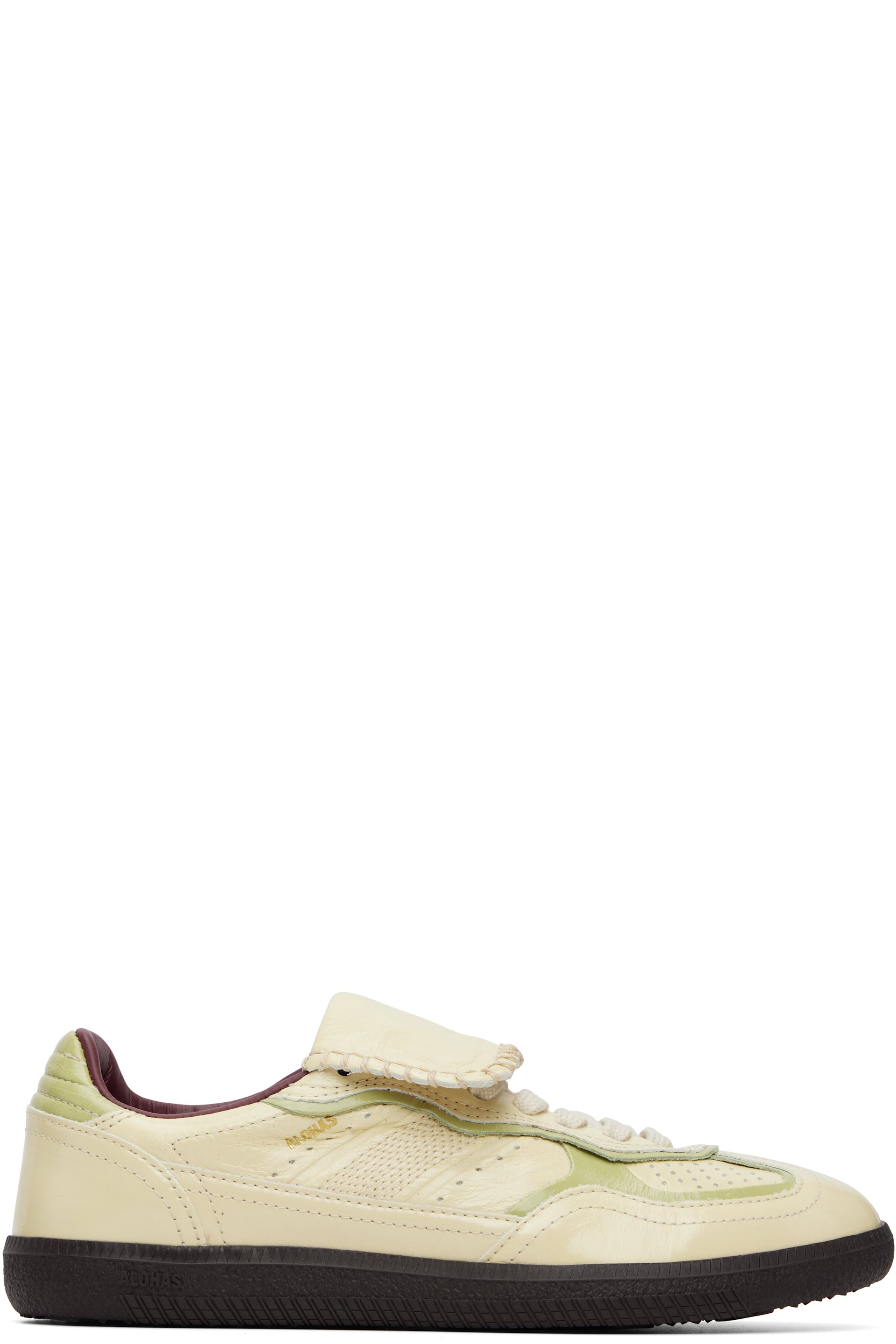 Alohas - Baskets Tb.490 Club beiges en cuir