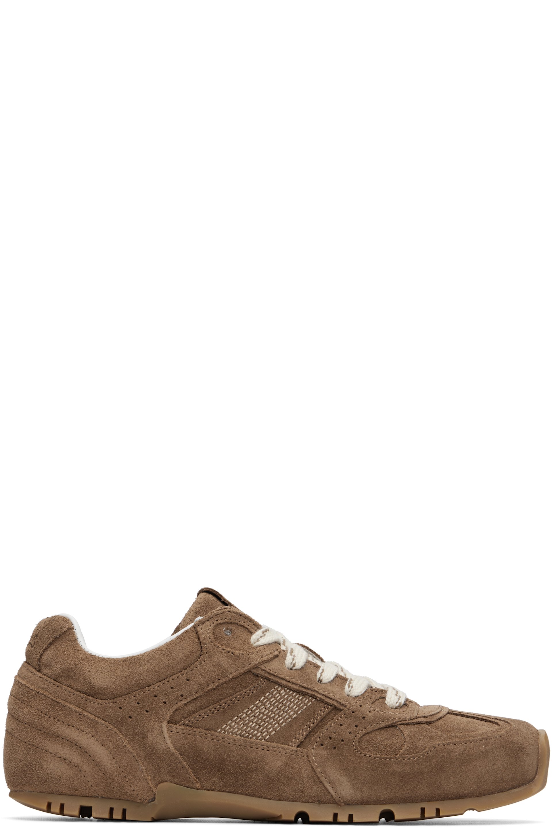 Alohas - Baskets Tb.56 brunes en suède