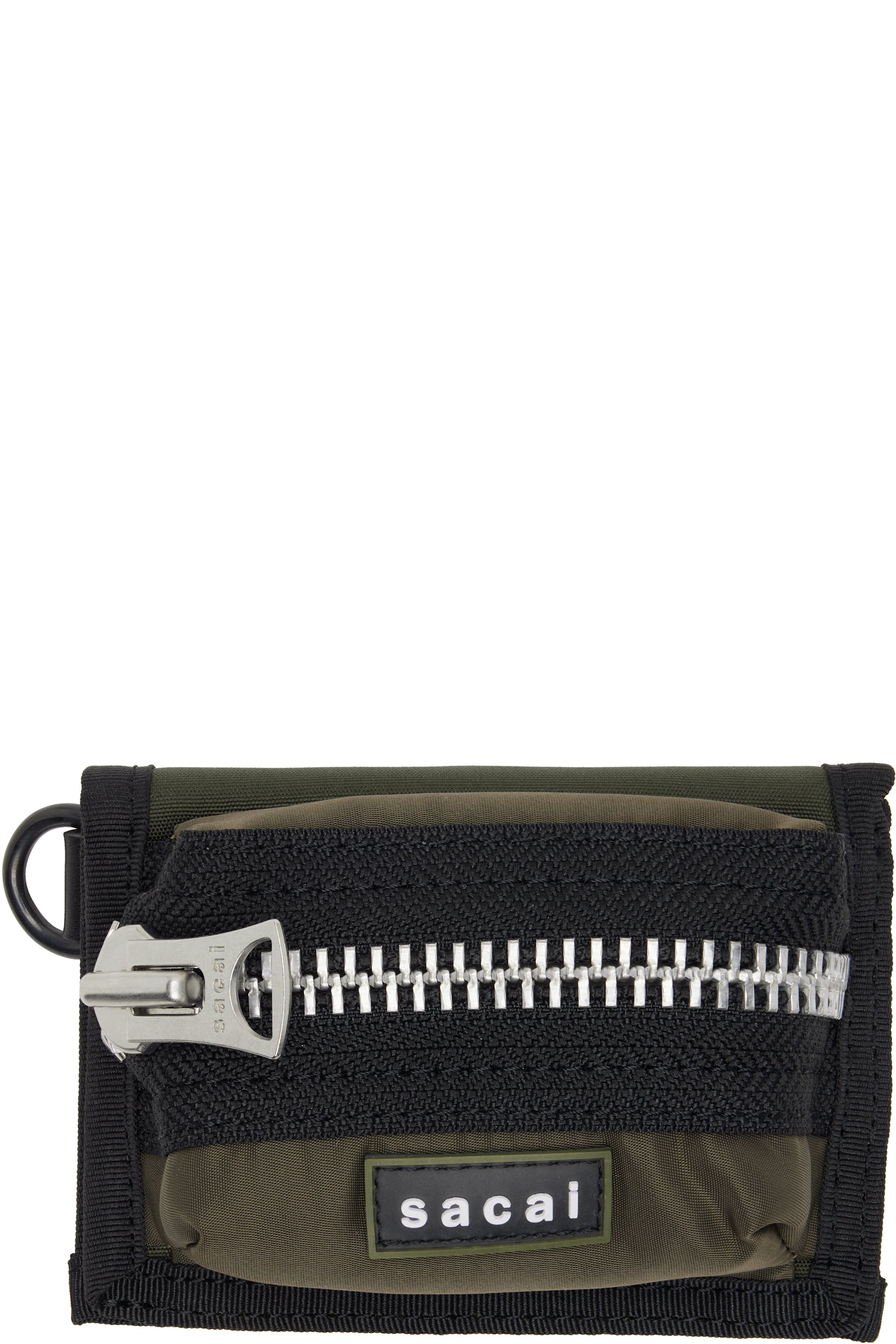 sacai - Khaki Pocket Trifold Wallet