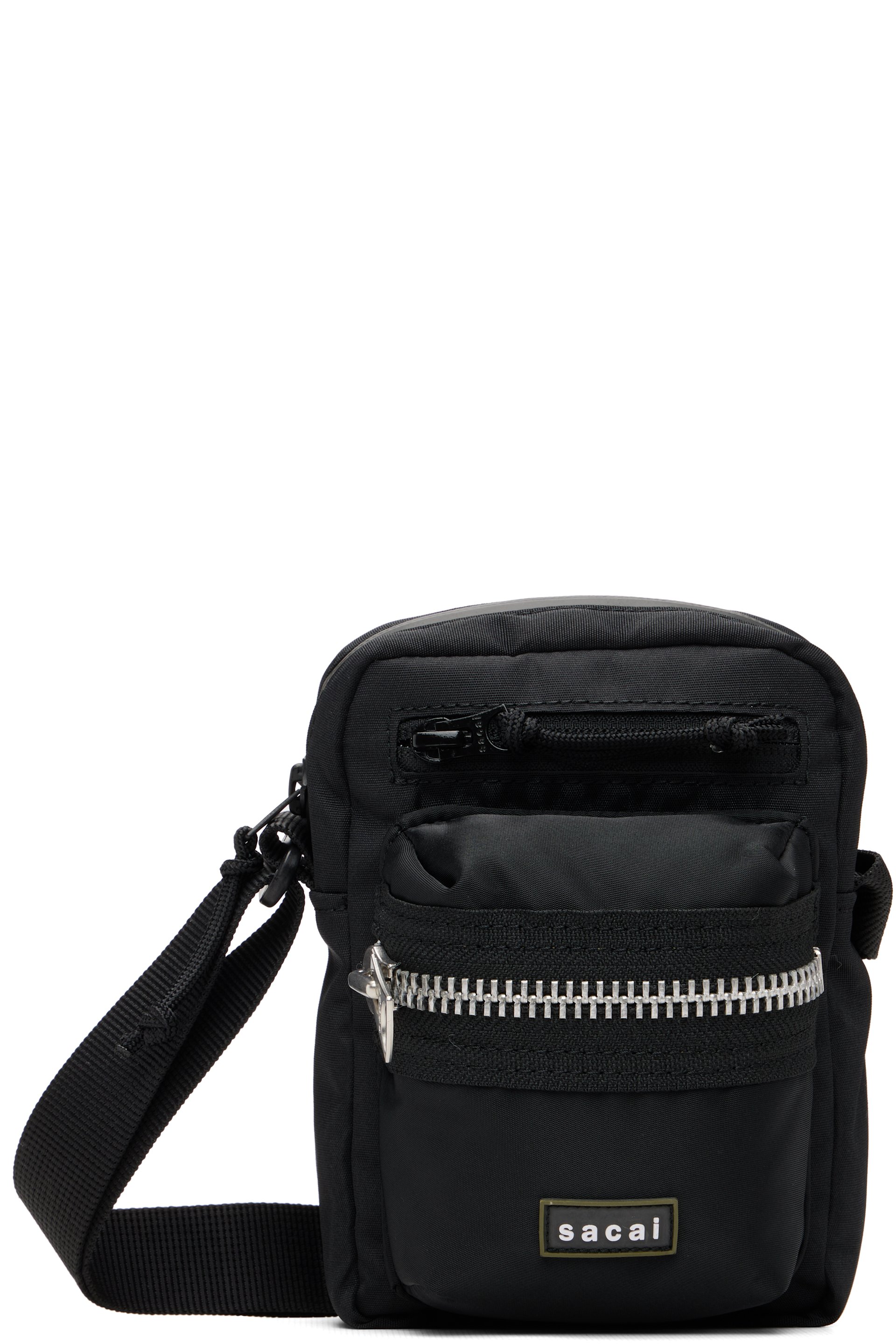 sacai: Black Pocket Pouch | SSENSE