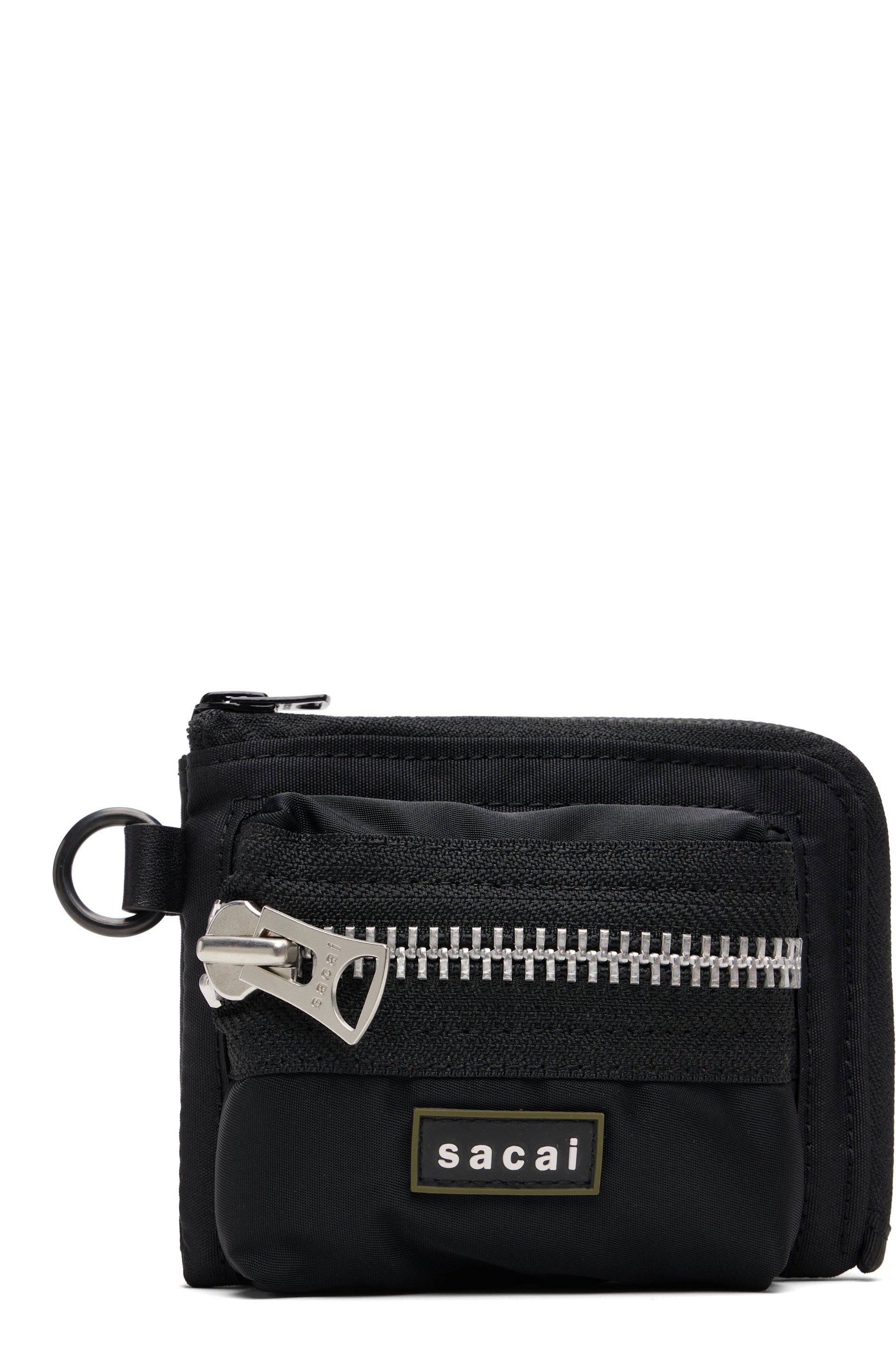 sacai - Black Pocket Fragment Pouch