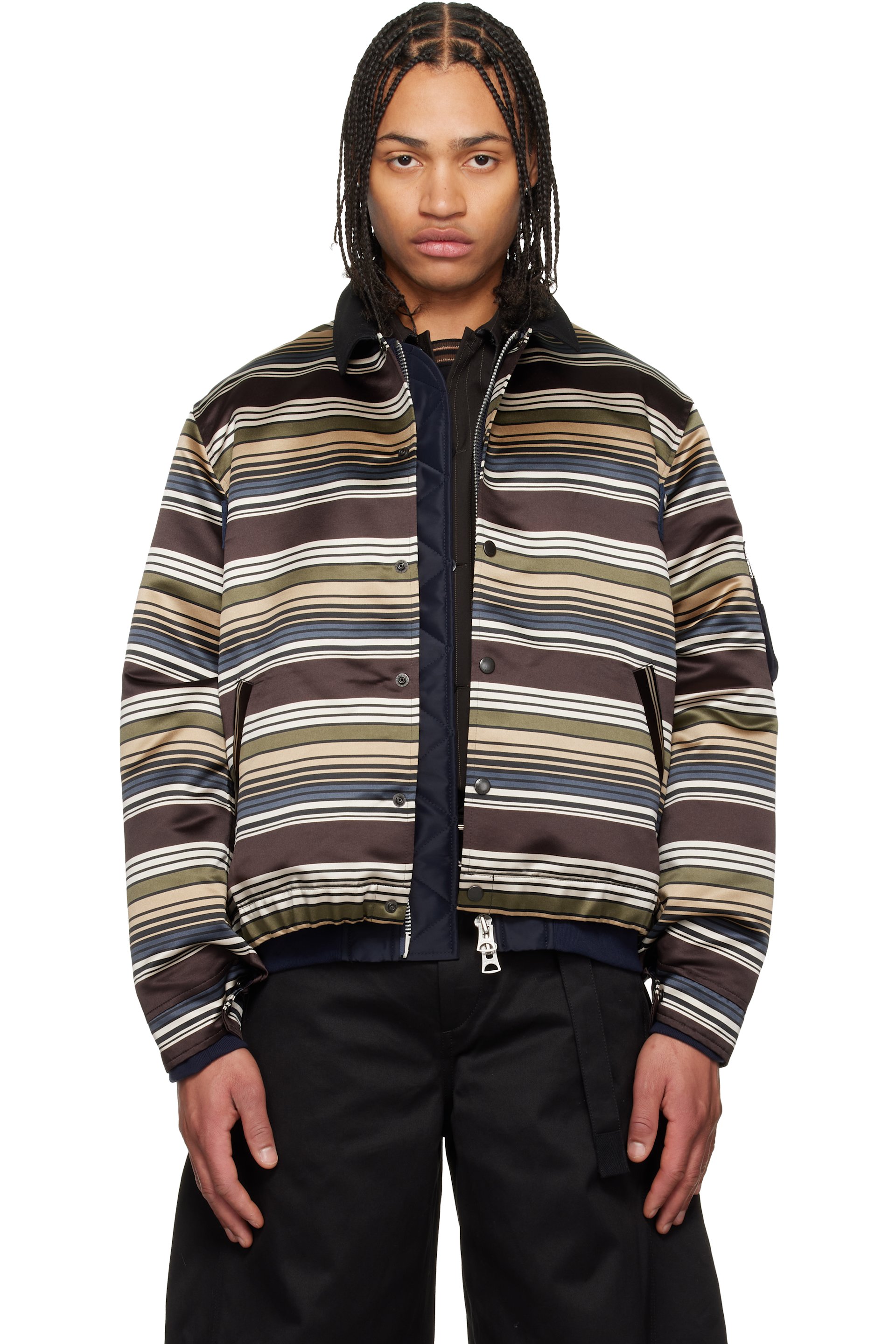 メンズ用 sacai ボンバー | SSENSE 日本