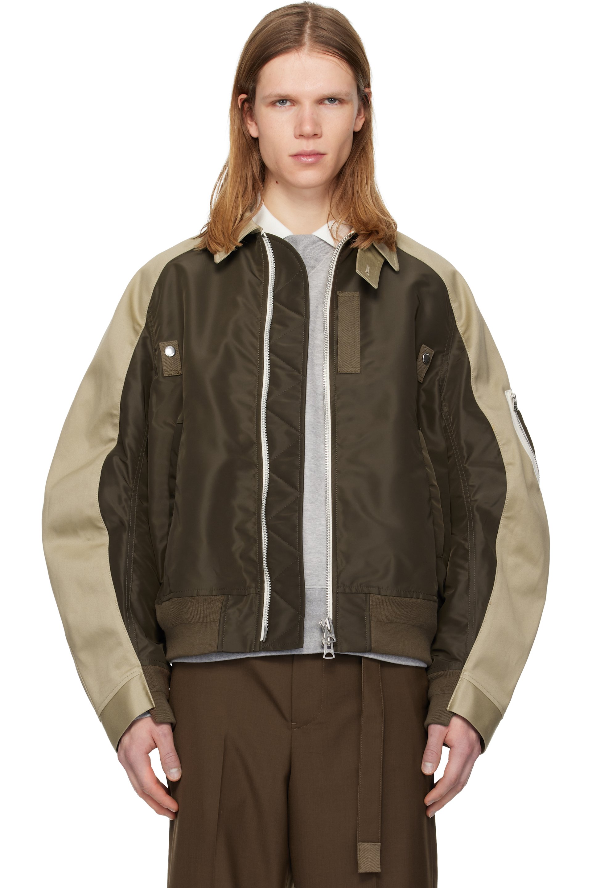 メンズ用 sacai ボンバー | SSENSE 日本