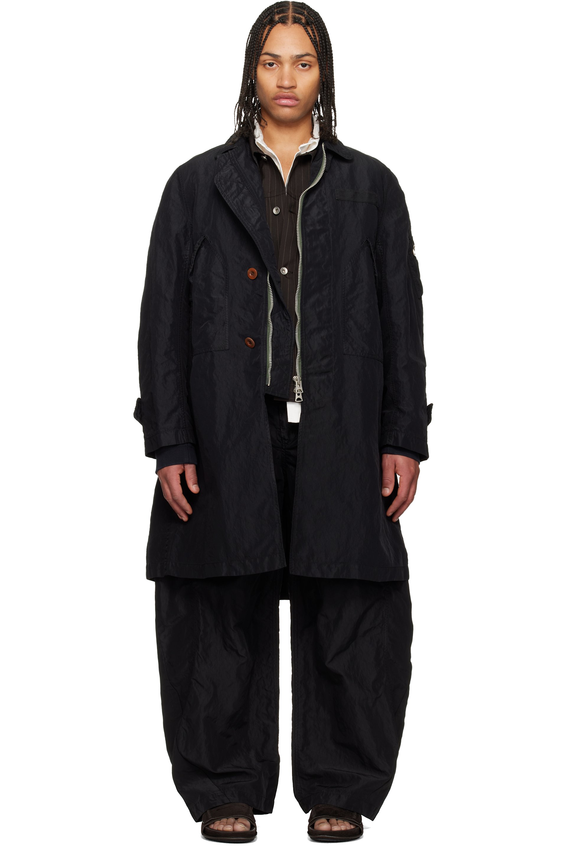 メンズ用 sacai コート | SSENSE 日本