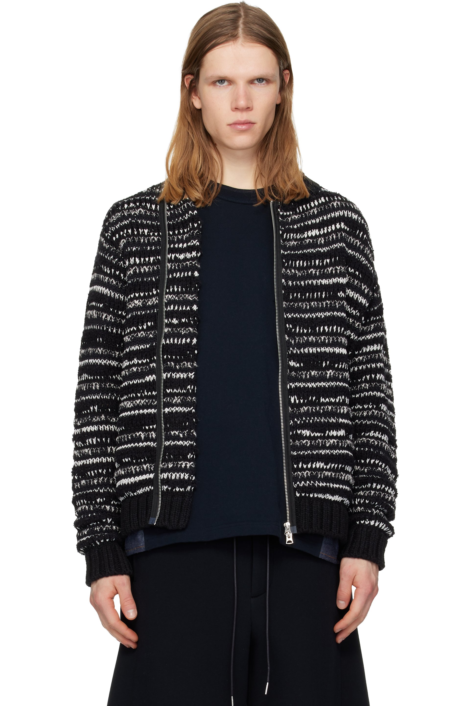メンズ用 sacai カーディガン | SSENSE 日本