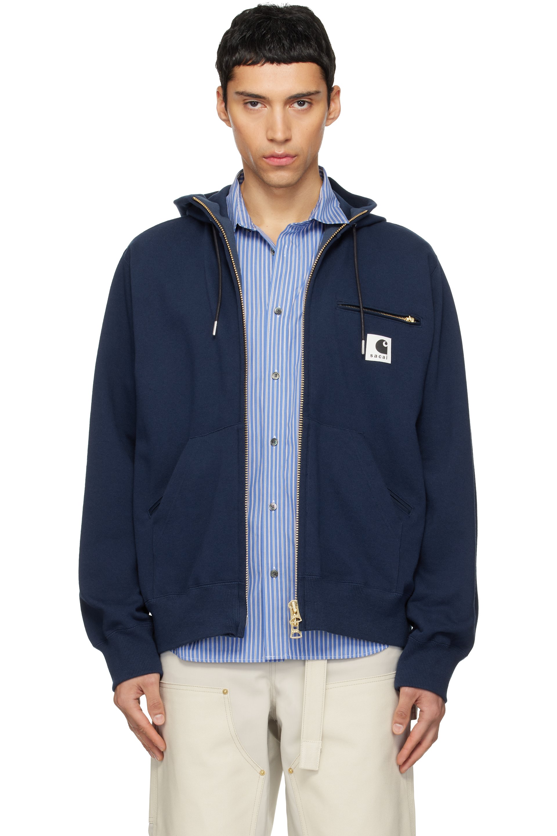 sacai Hoodies & Zipups for Men | SSENSE sacai Hoodies & Zipups for Men | SSENSE
