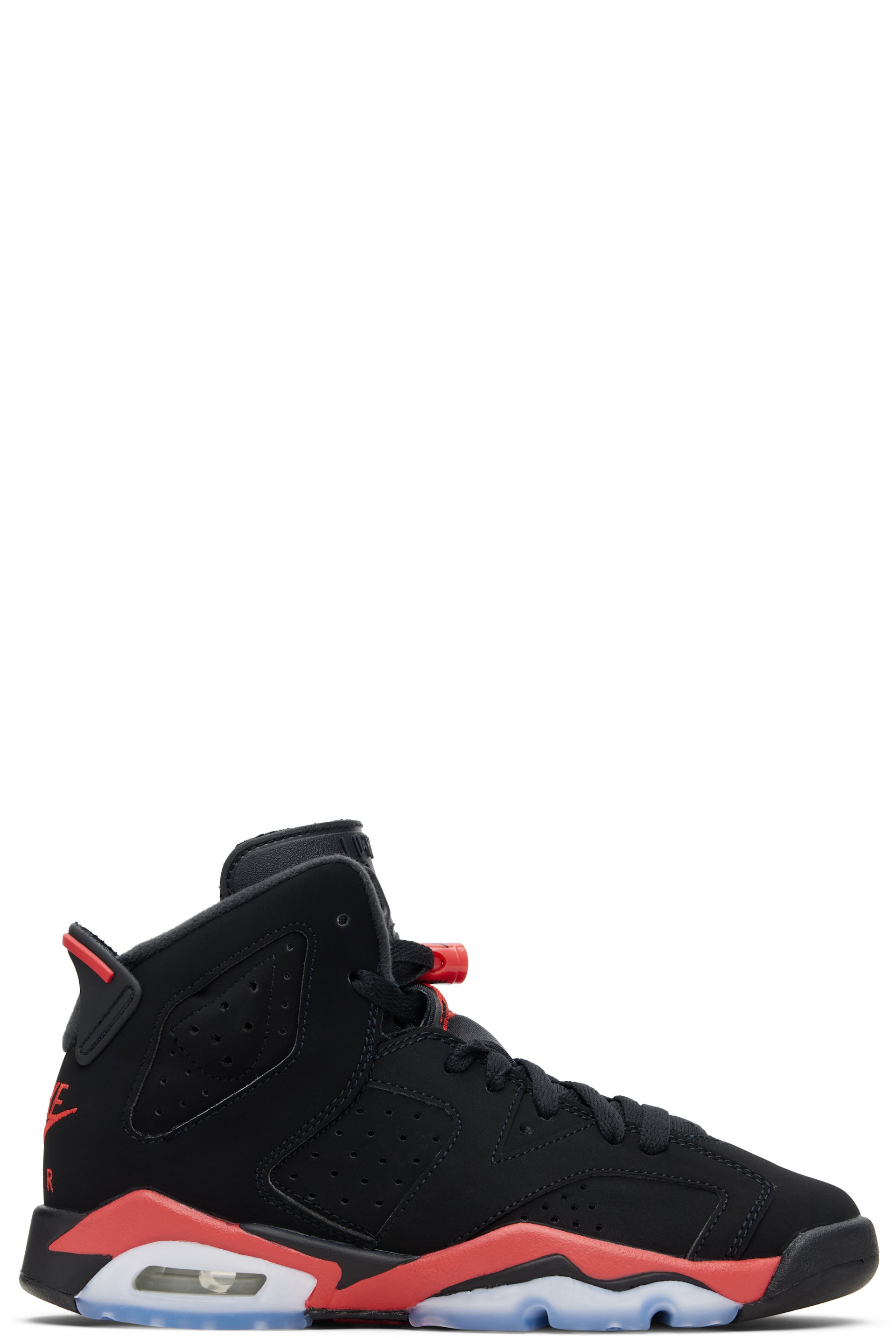 Nike Jordan - Big Kids Black Air Jordan 6 Retro 'Infrared Salesman' Sneakers