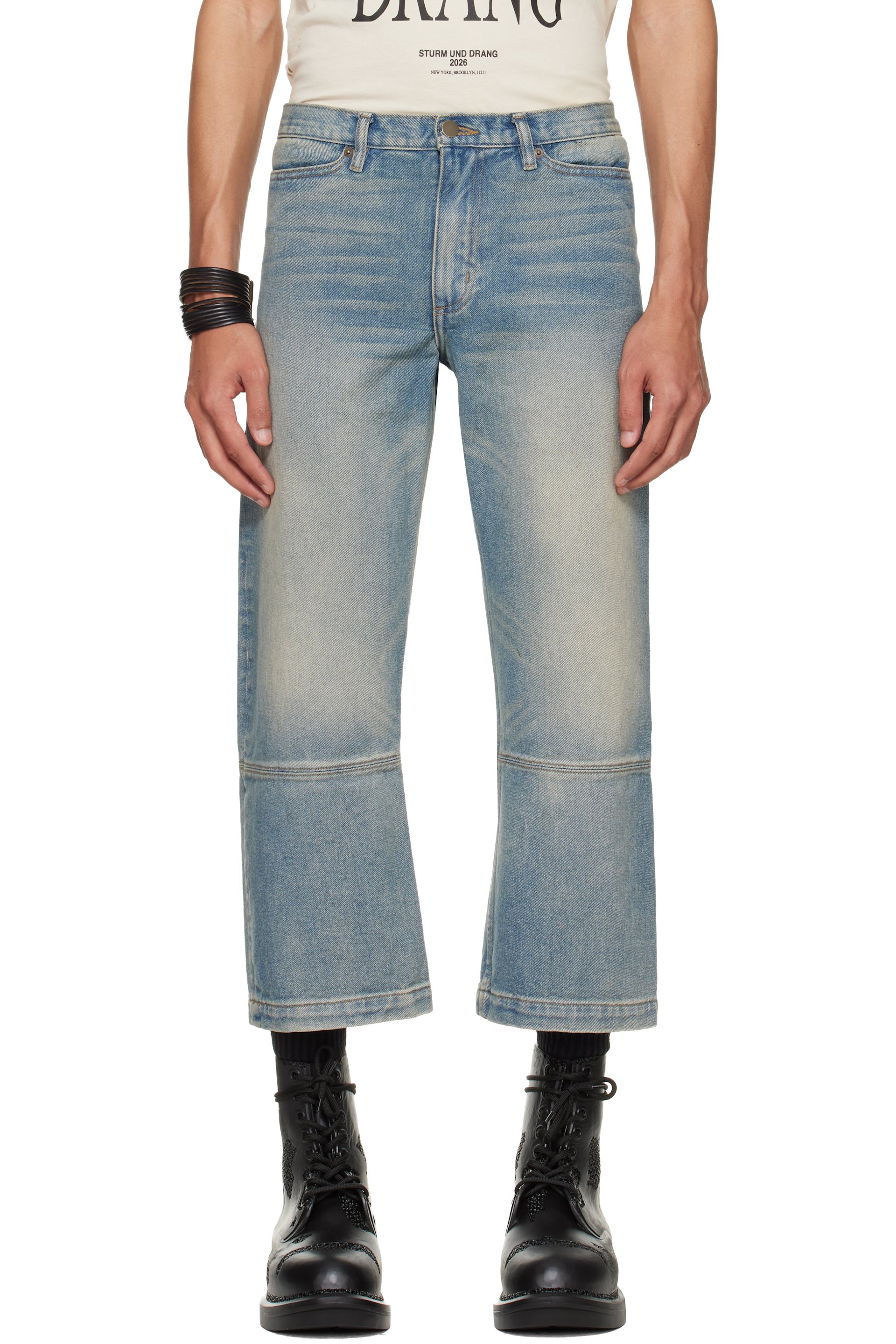 HYACYN - Blue Etteragic Denim Washed Jeans