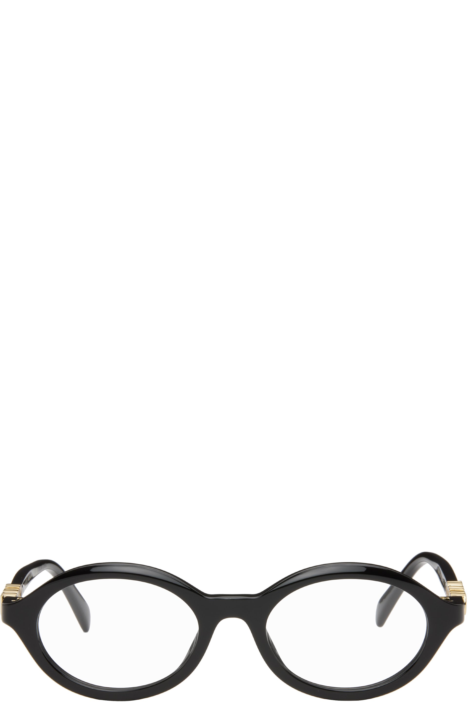 Gucci - Black 'Gucci Block' Glasses
