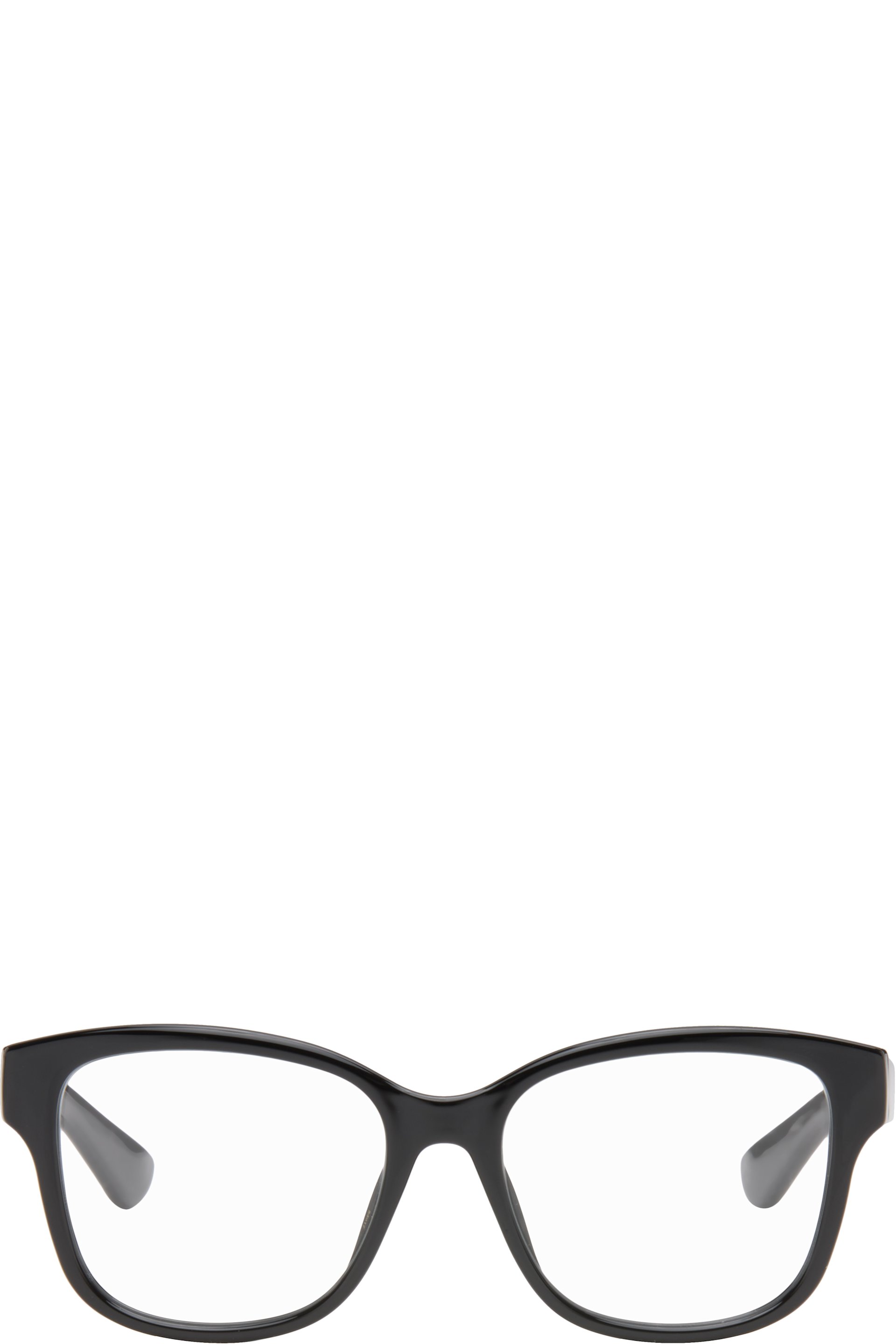 Gucci - Black Large Square Acetate Glasses