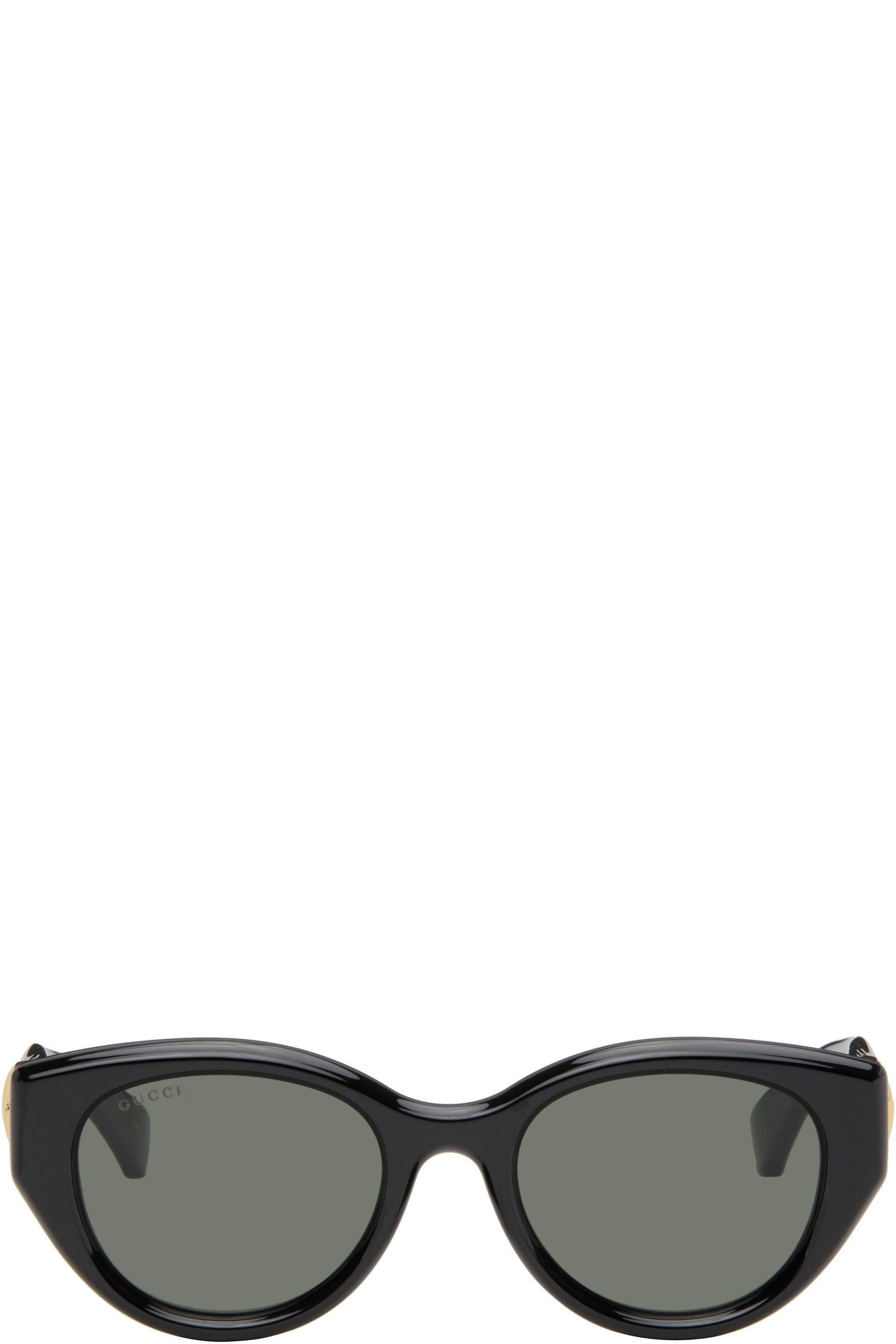 Gucci - Lunettes de soleil noires à pont bas