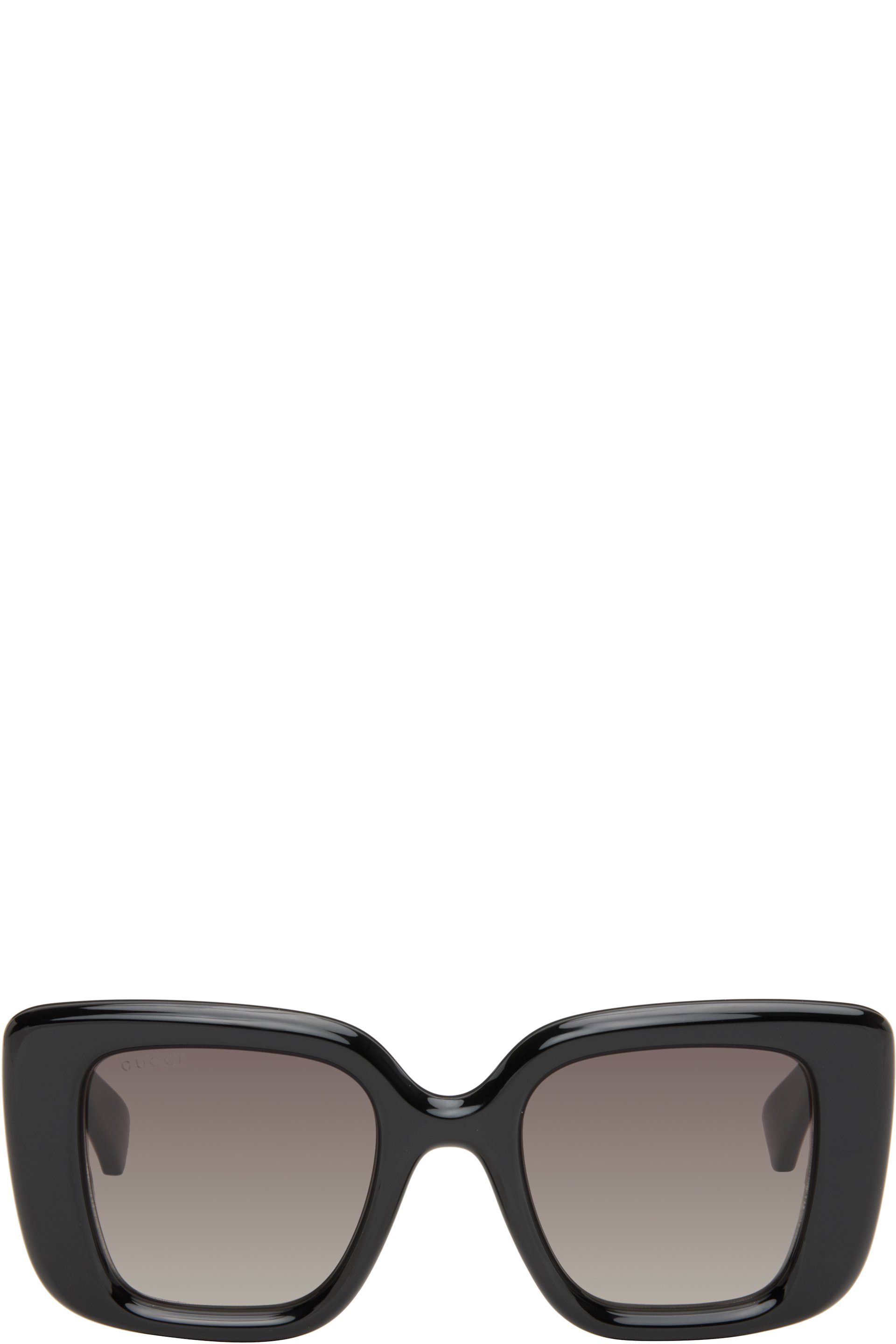 Gucci - Lunettes de soleil Butterfly noires