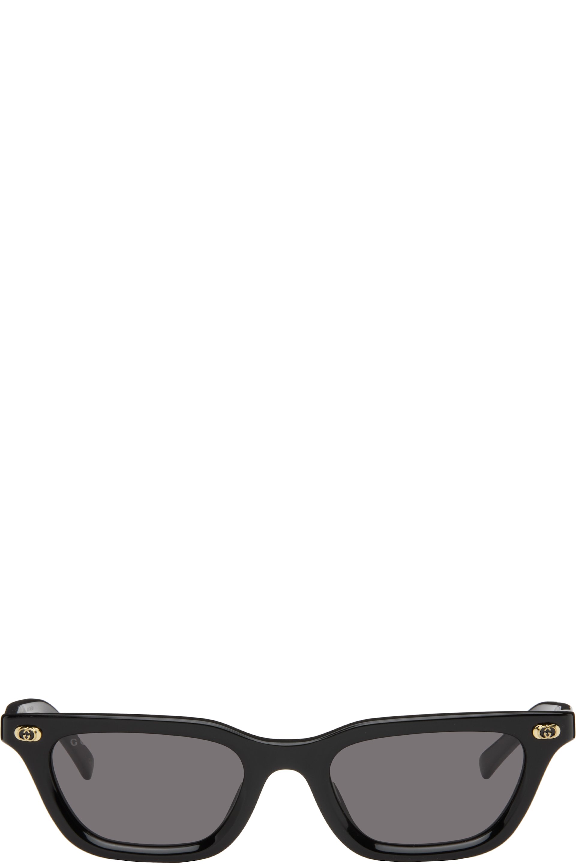 Gucci - Lunettes de soleil œil-de-chat noires