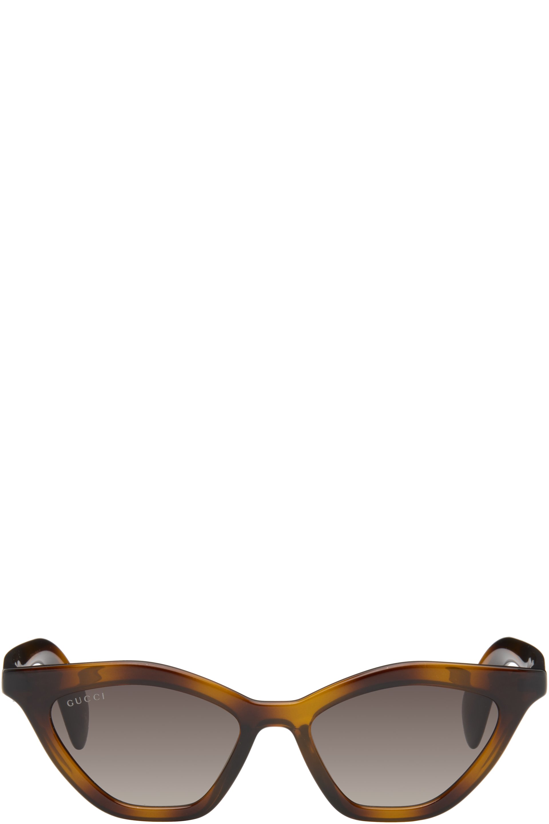 Gucci - Lunettes de soleil œil-de-chat noires