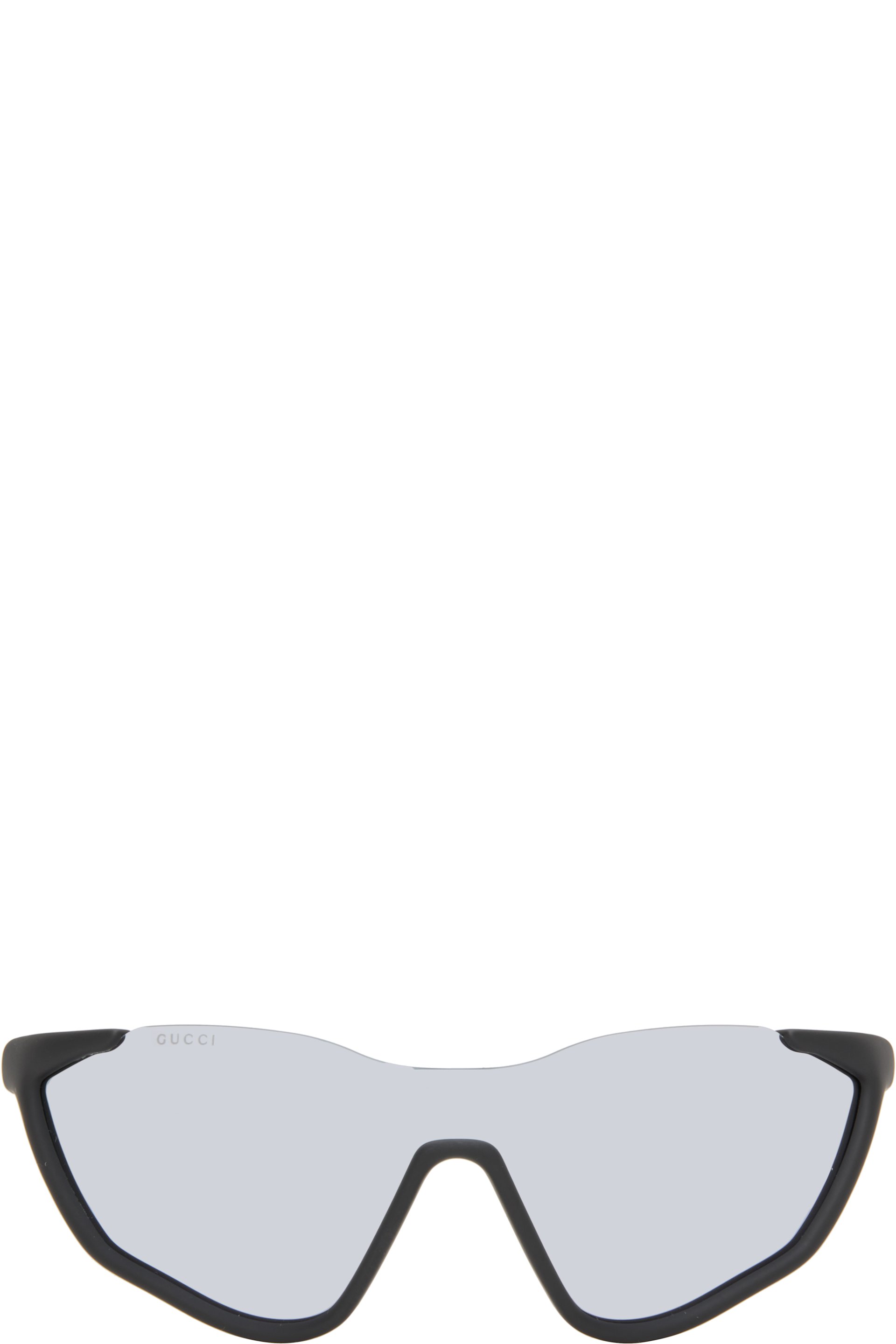 Gucci - Black Shield Sunglasses