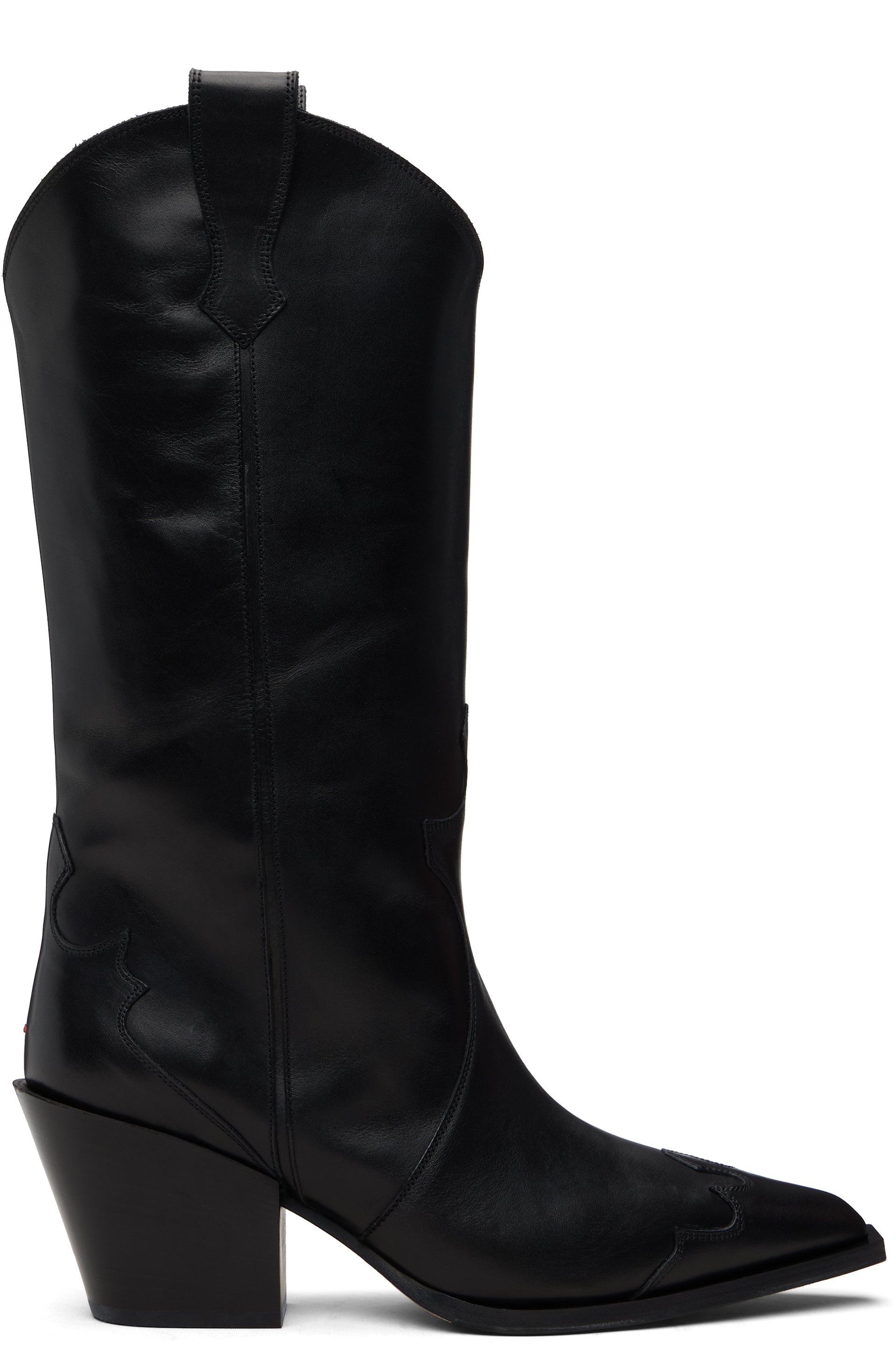 Aeyde - Bottes de cowboy Ariel noires