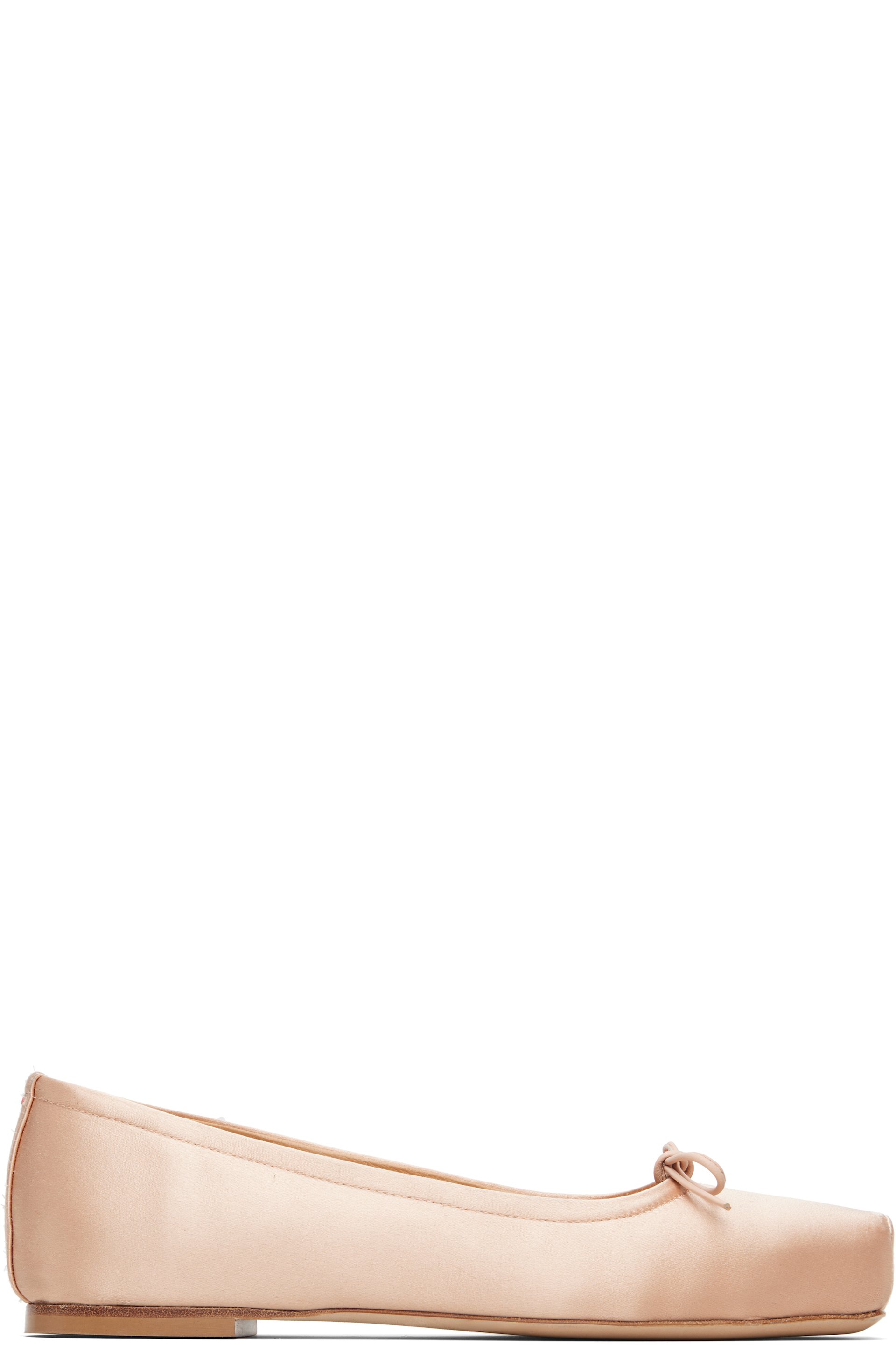Aeyde - Pink Gabriella Satin Ballerina Flats