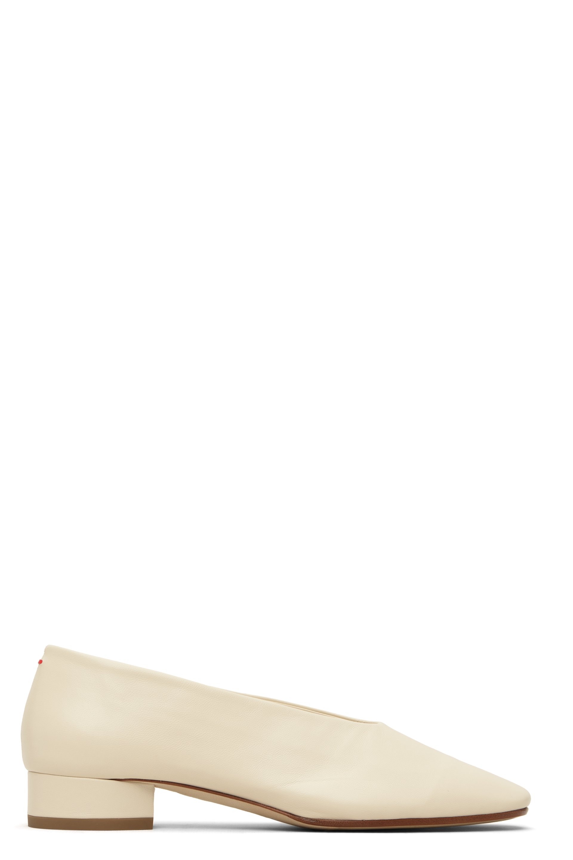 Aeyde - Off-White Delia Low-Heeled Ballet Heels