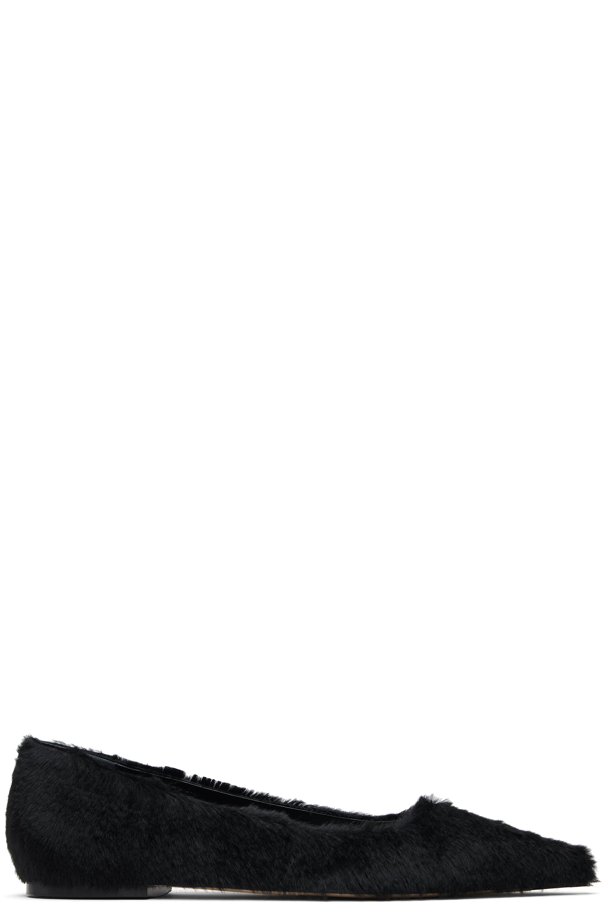 Aeyde - Black Cassy Pointed-Toe Ballerina Flats