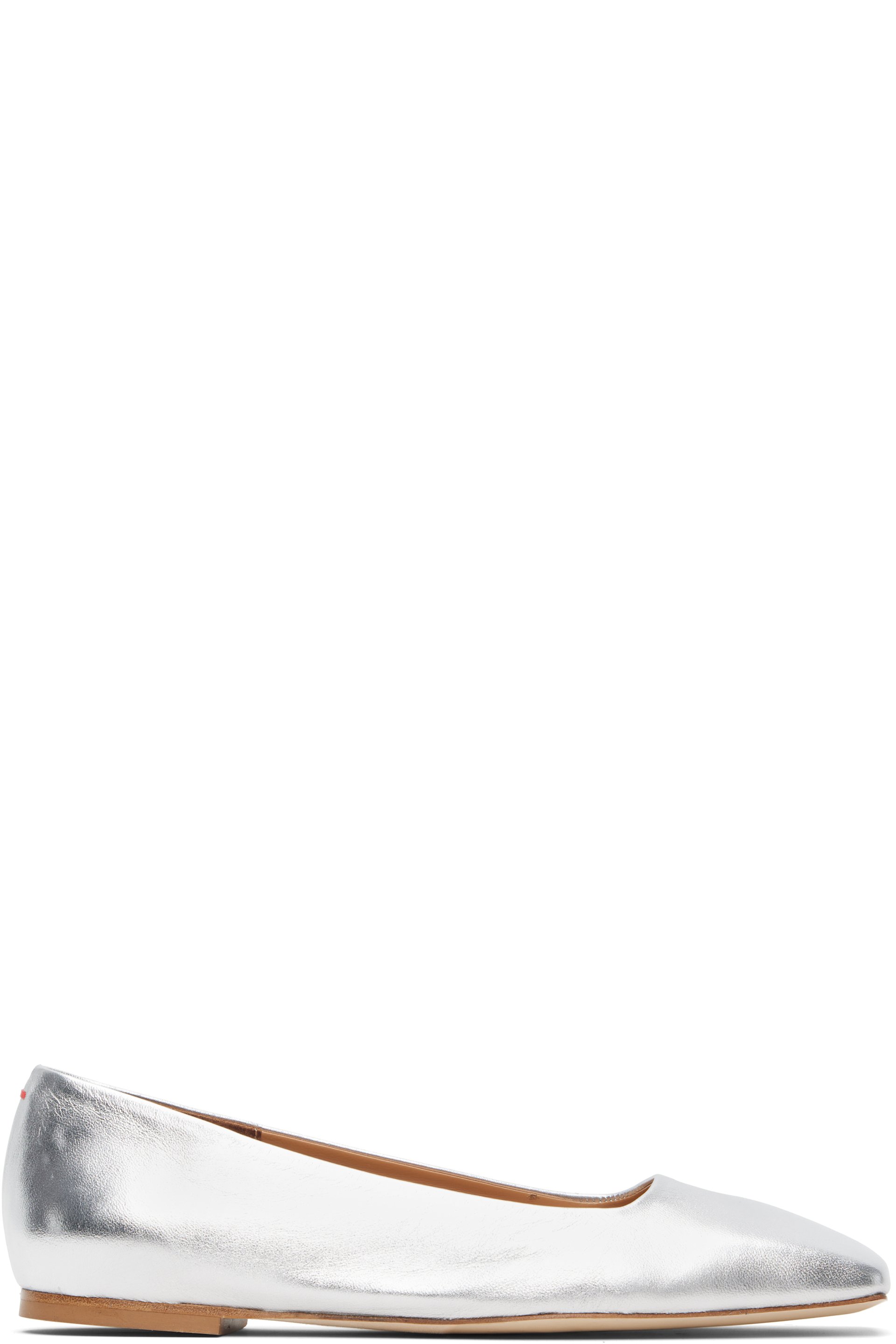 Aeyde - Silver Matti Ballerina Flats