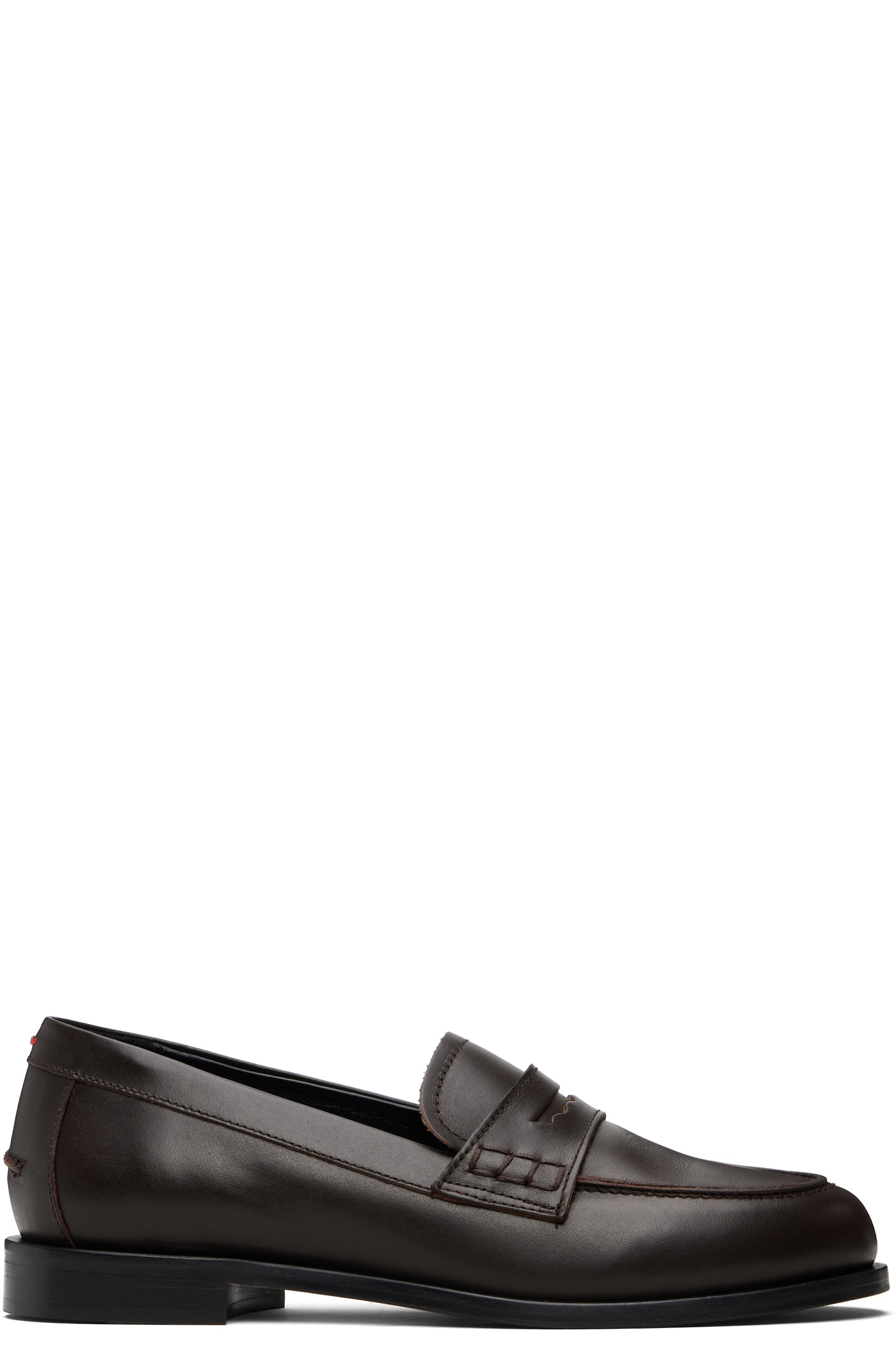 Aeyde - Brown Oscar Leather Loafers