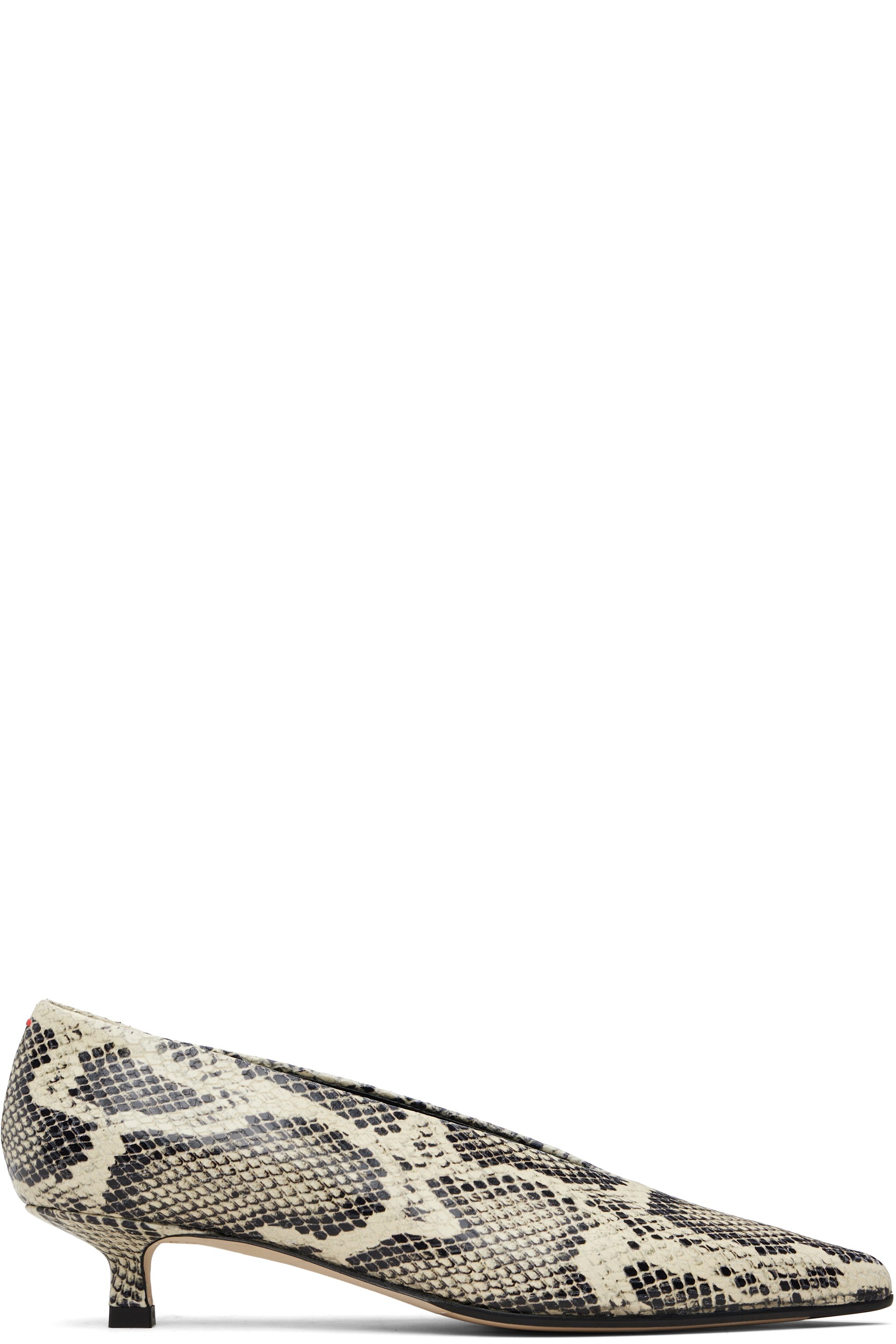 Aeyde - Beige Clara Pointed-Toe Heels