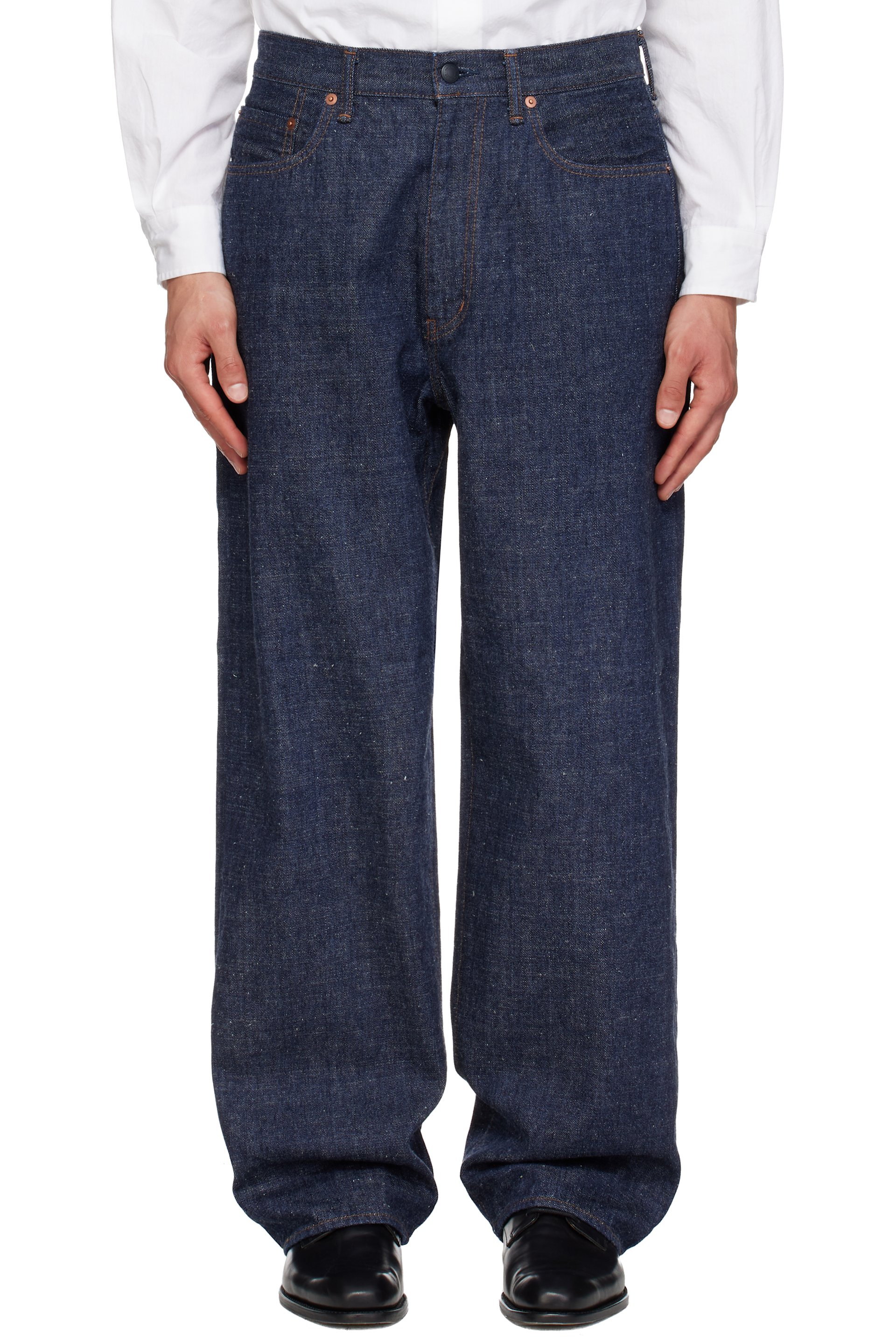 nanamica - Navy Selvage Jeans