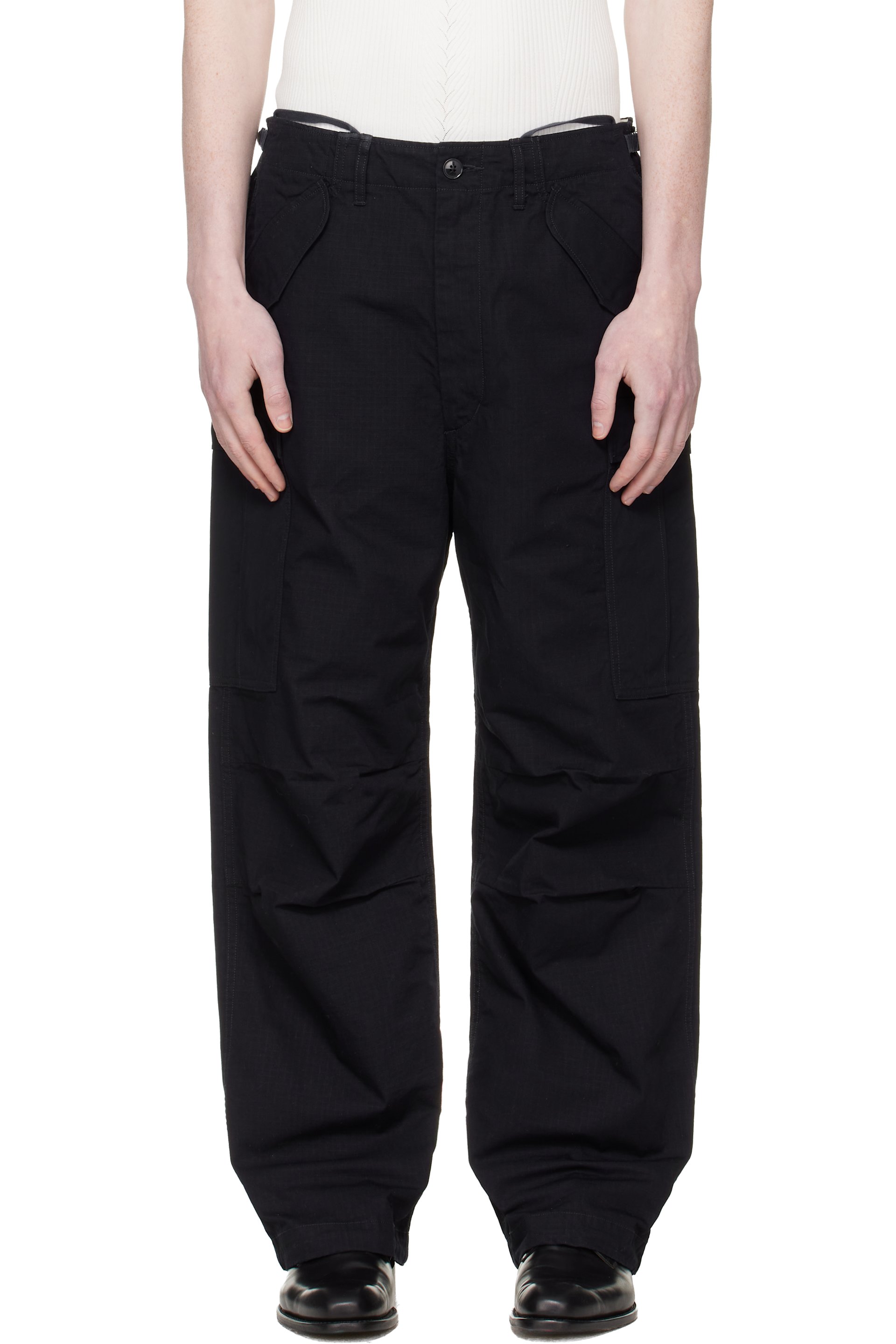 nanamica - Navy Ripstop Cargo Pants