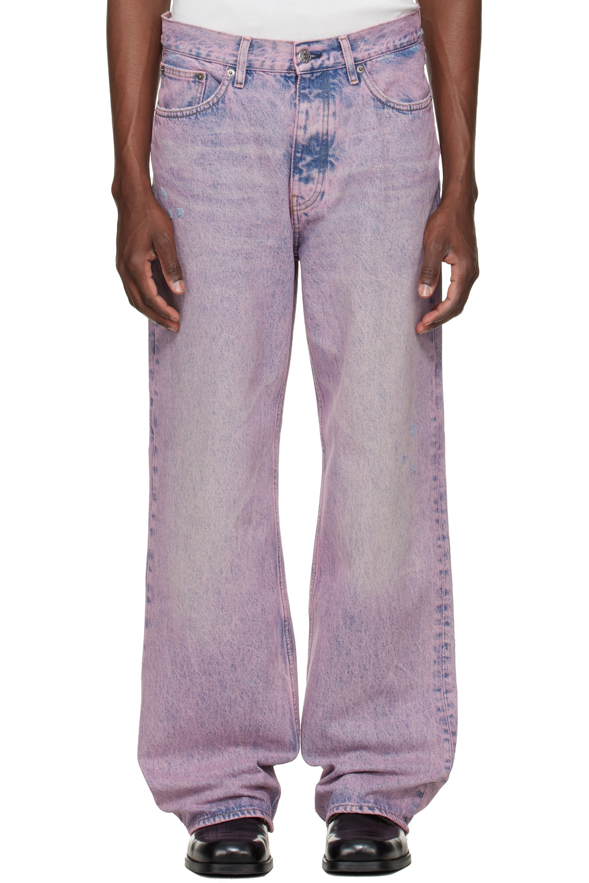 Sunflower - Pink Relaxed Boot Jeans