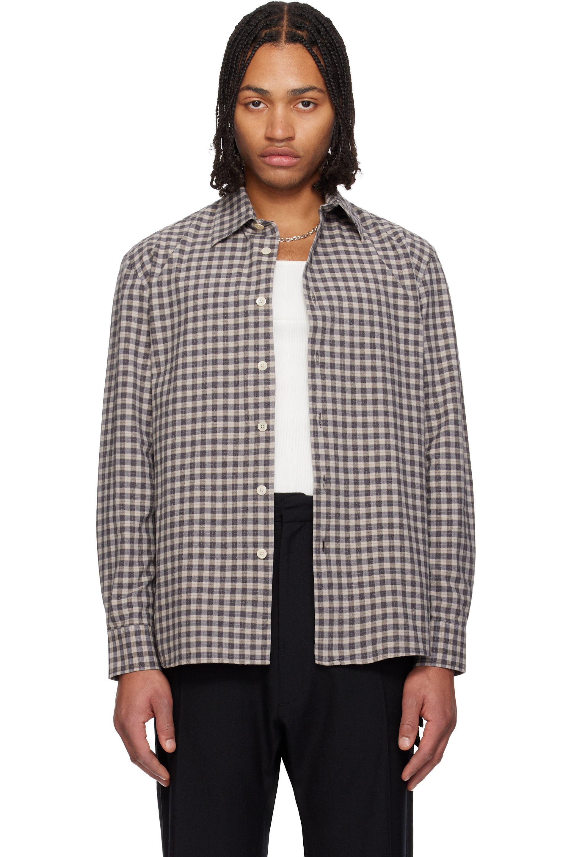 Sunflower - Gray & Beige Studio Shirt