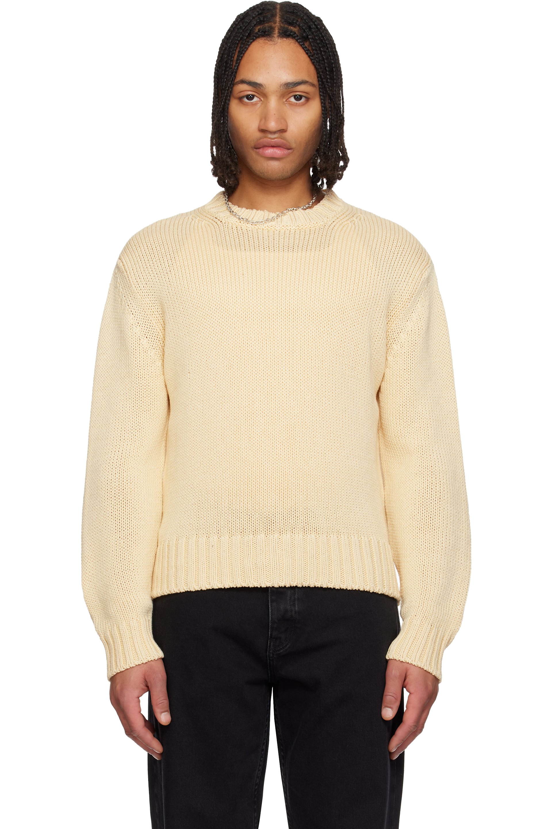 Sunflower - Pull Frederik jaune en coton