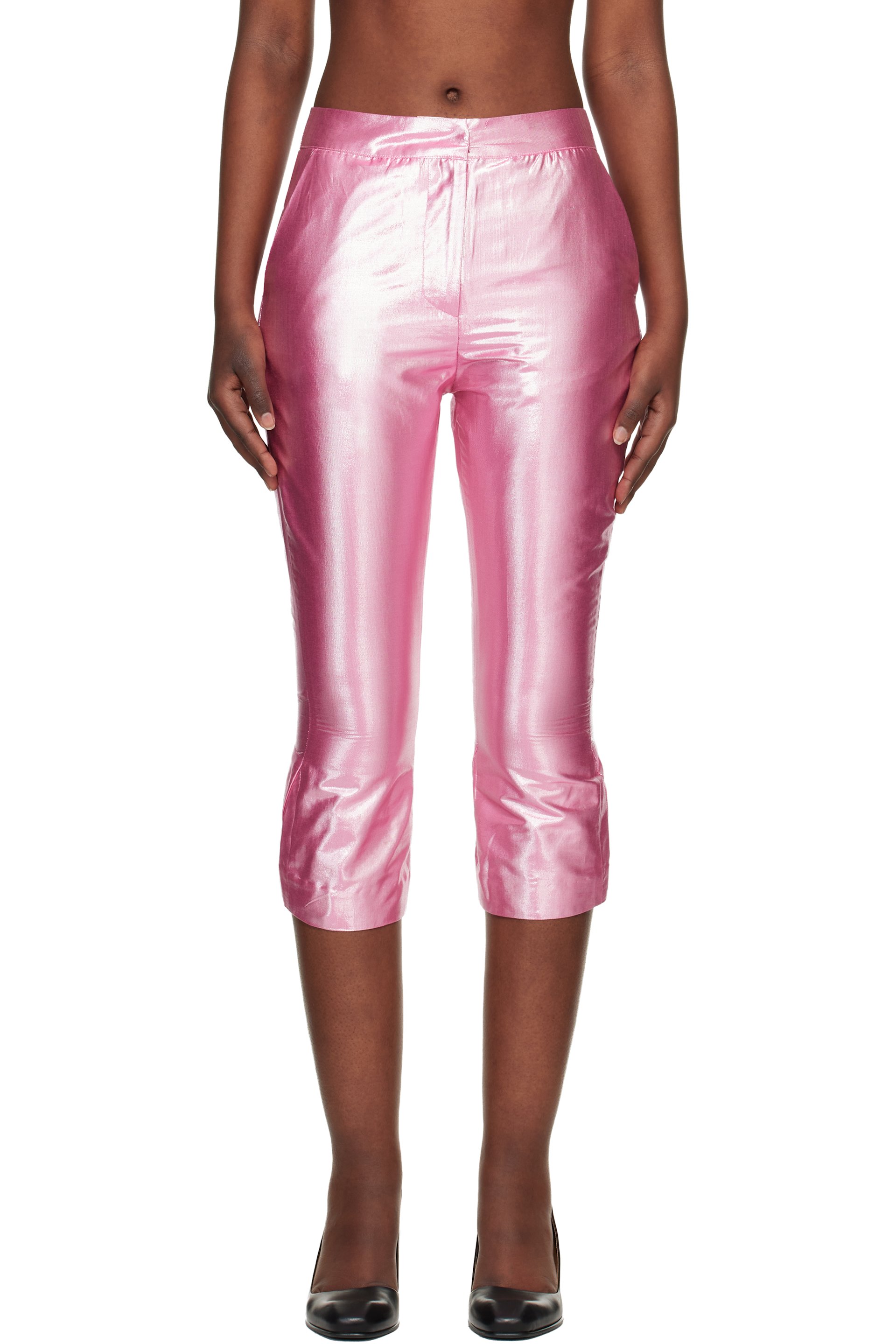 Edward Cuming - Pink Knee Jerk Capri Shorts
