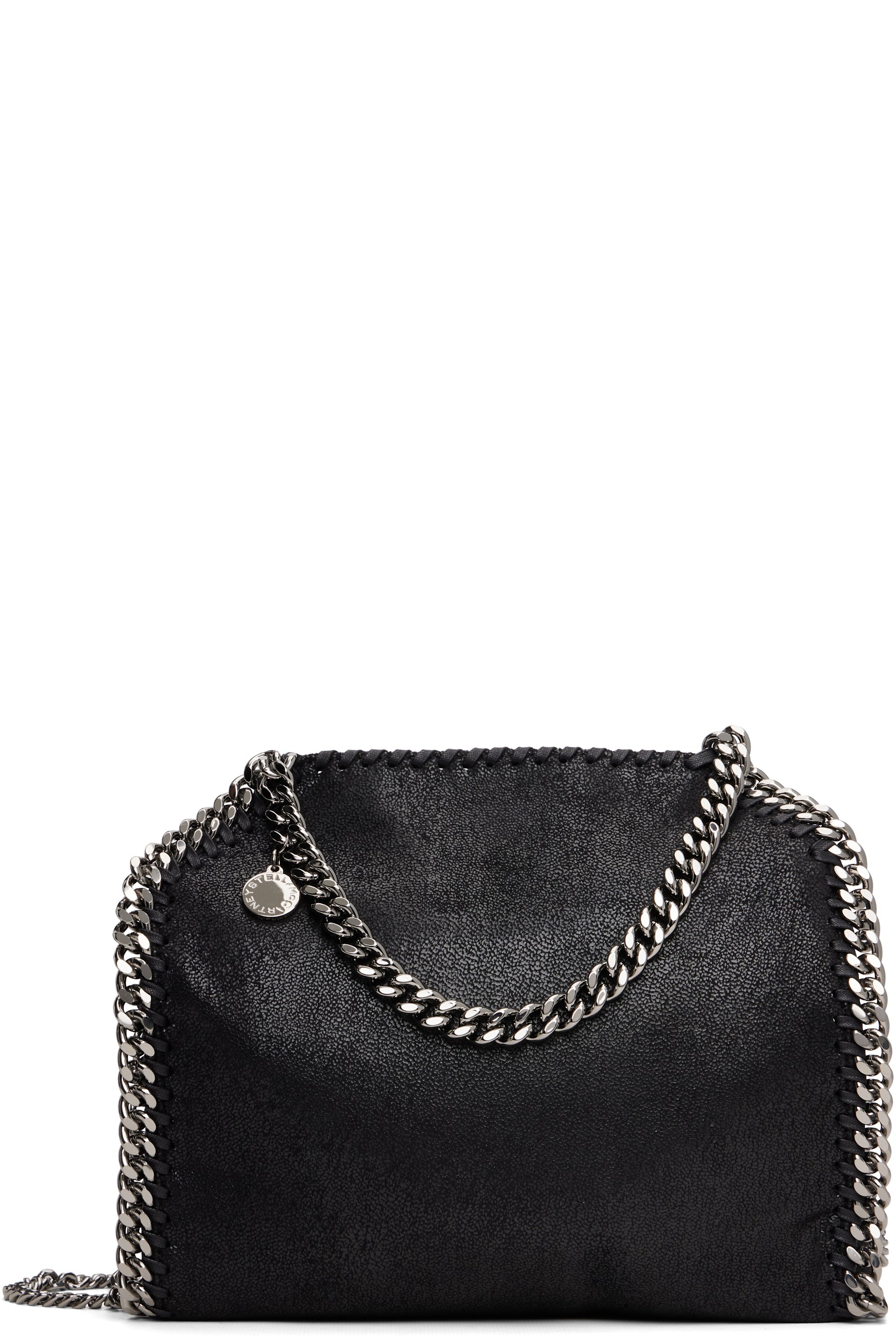 Stella McCartney - Mini cabas noir à chaine Falabella