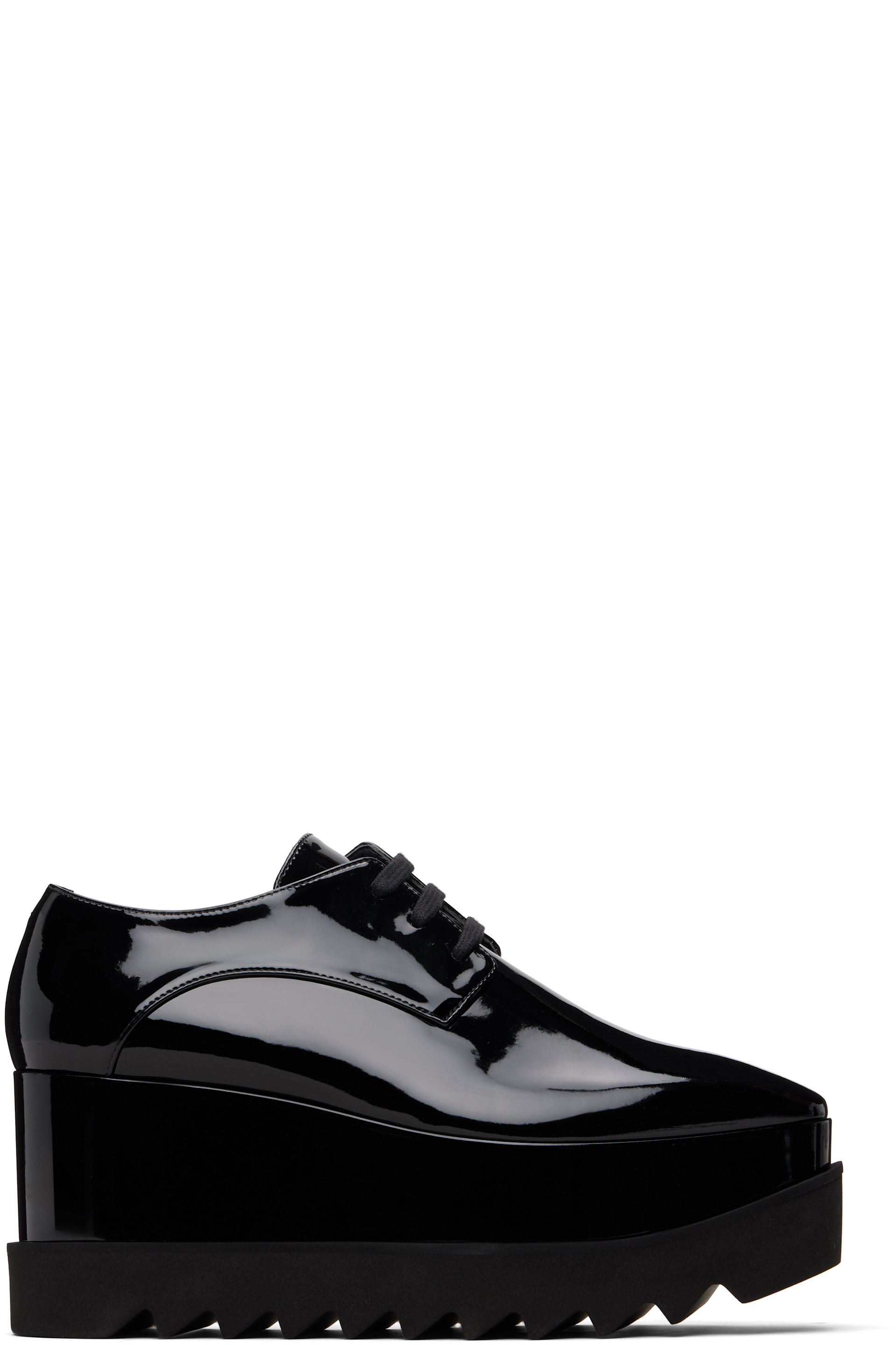 Stella McCartney - Derbys noirs à semelle Elyse et à plateforme édition limitée