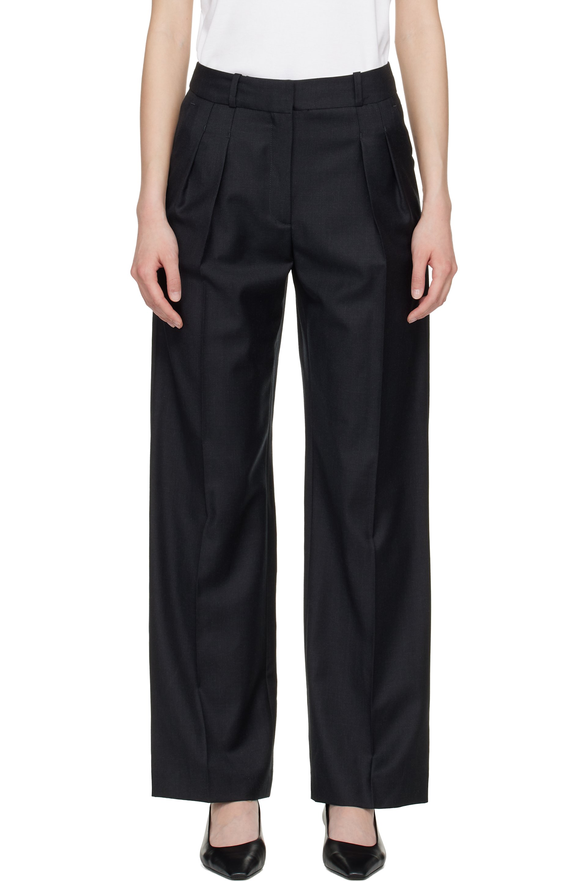 Loulou de Saison - Pantalon droit Sbiru LDS noir