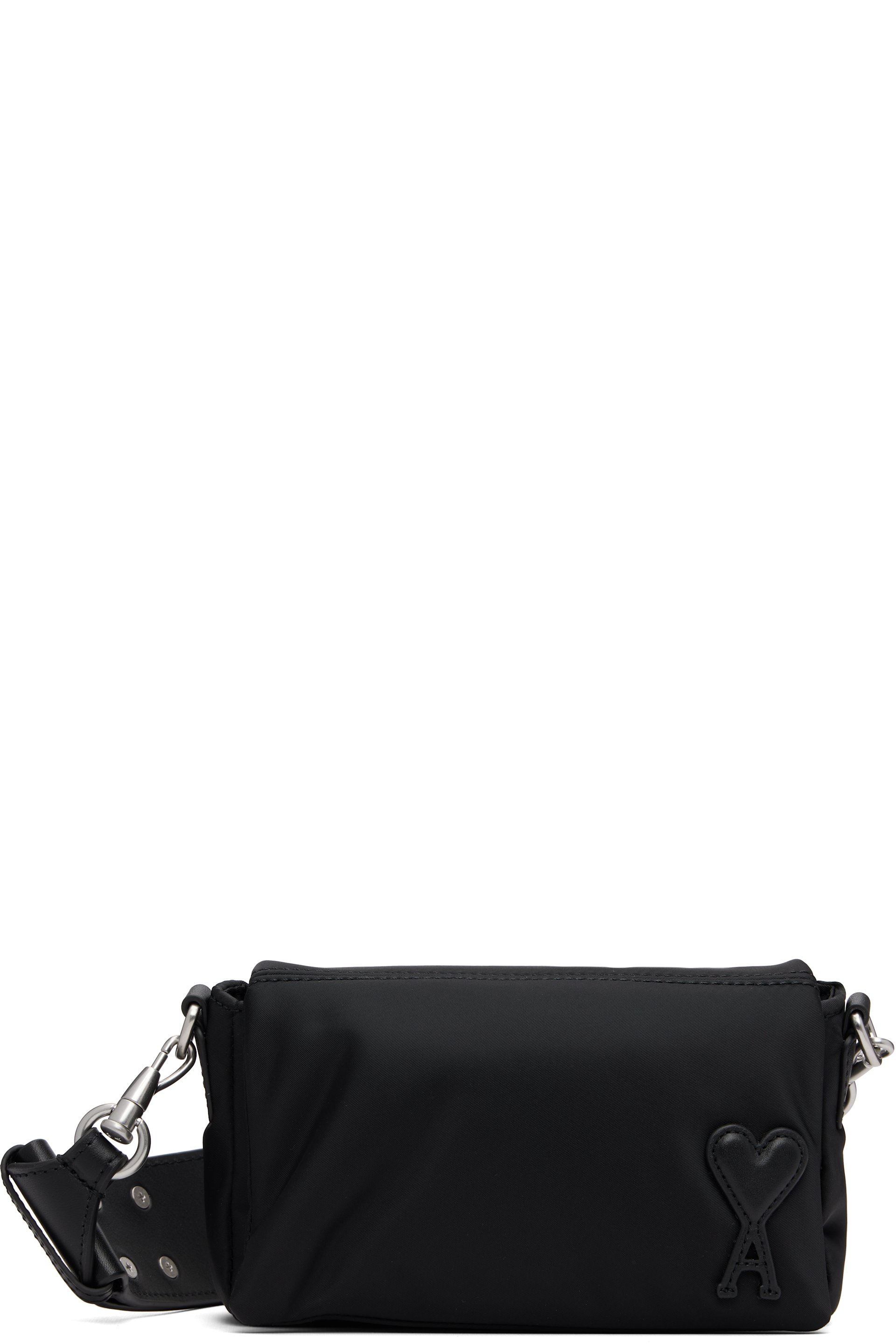 AMI Paris - Sac rigide Marcel noir en nylon