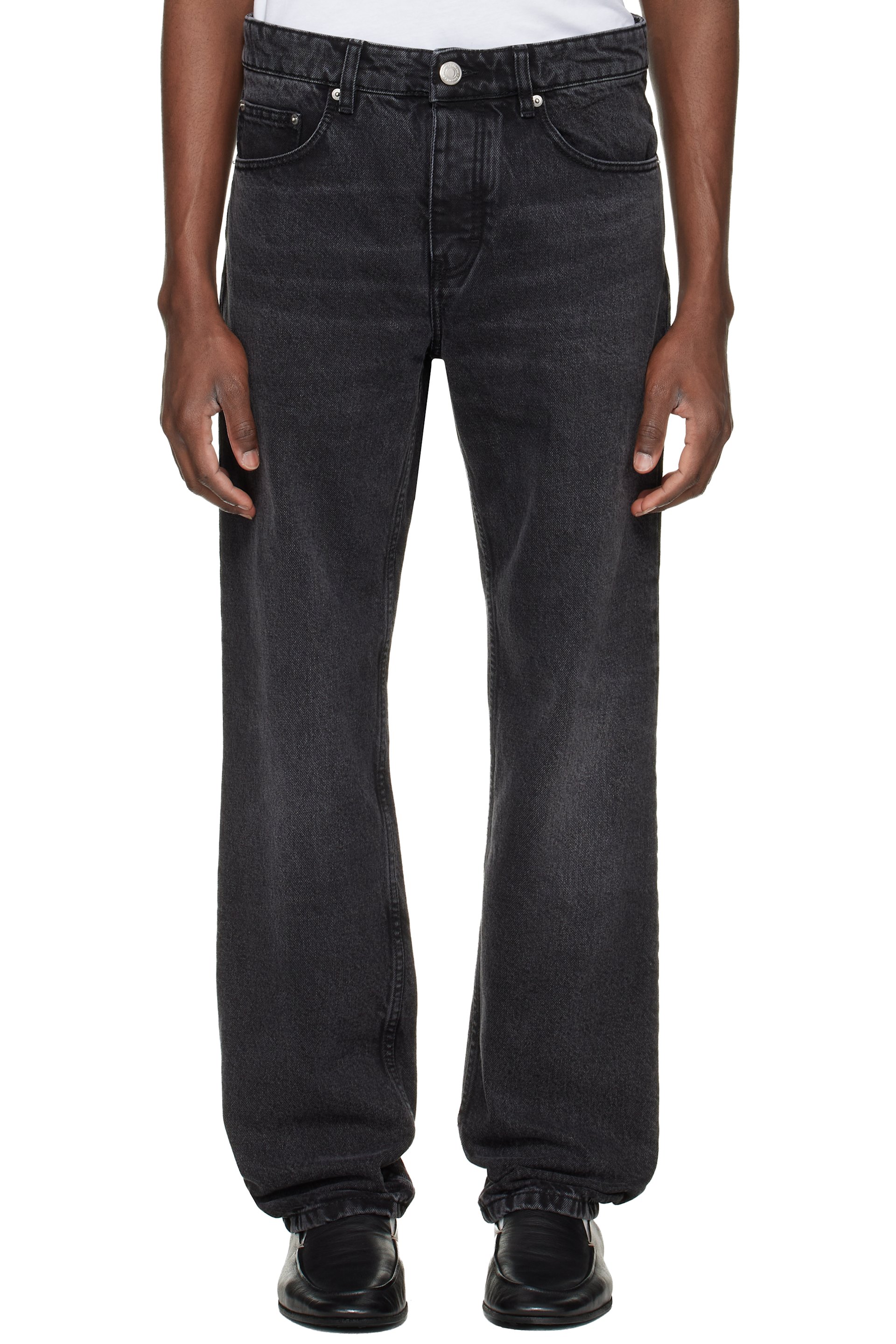 AMI Paris - Black Cotton Classic Fit Jeans
