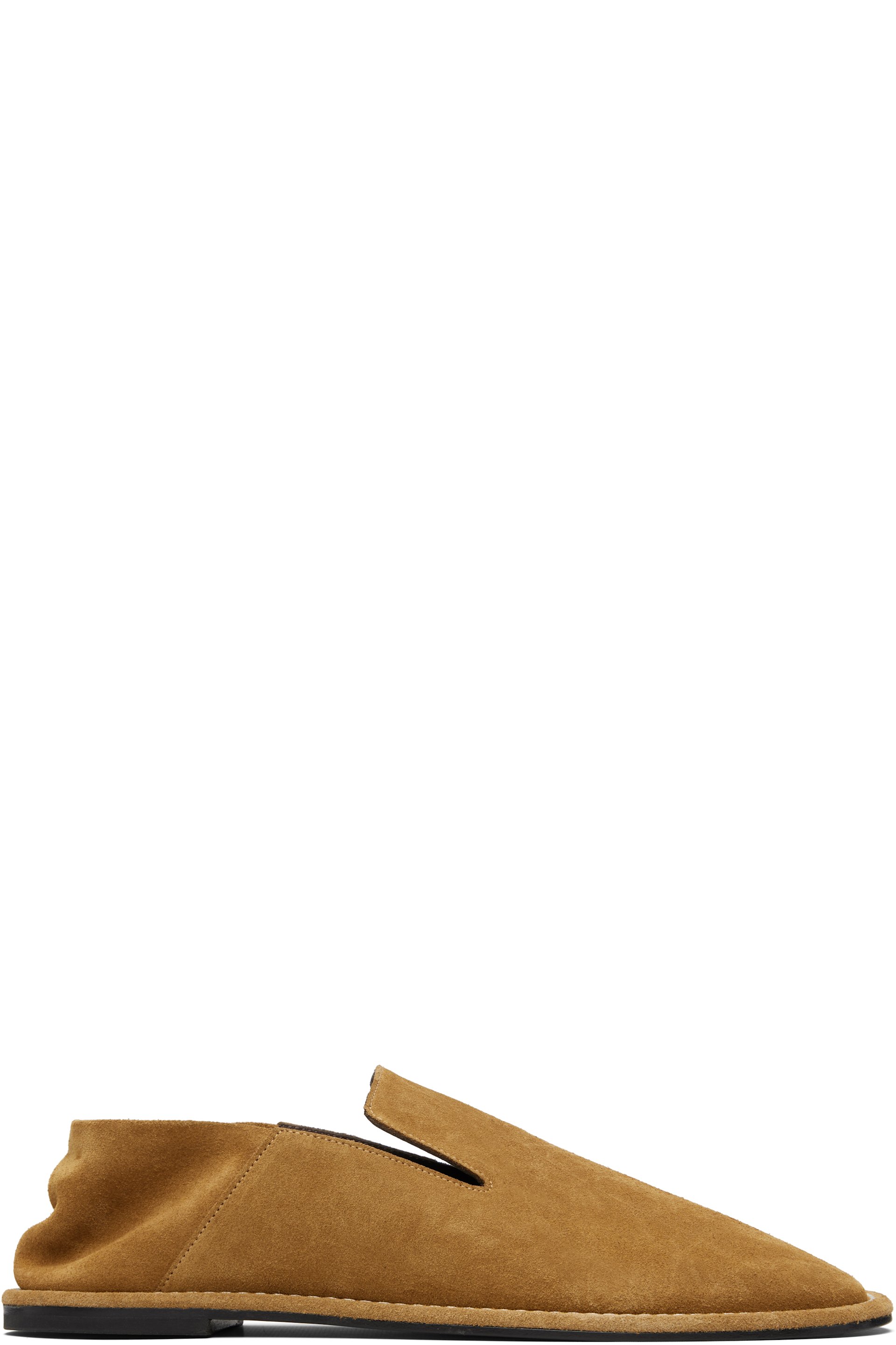 AMI Paris - Tan Cow Leather Midi Loafers