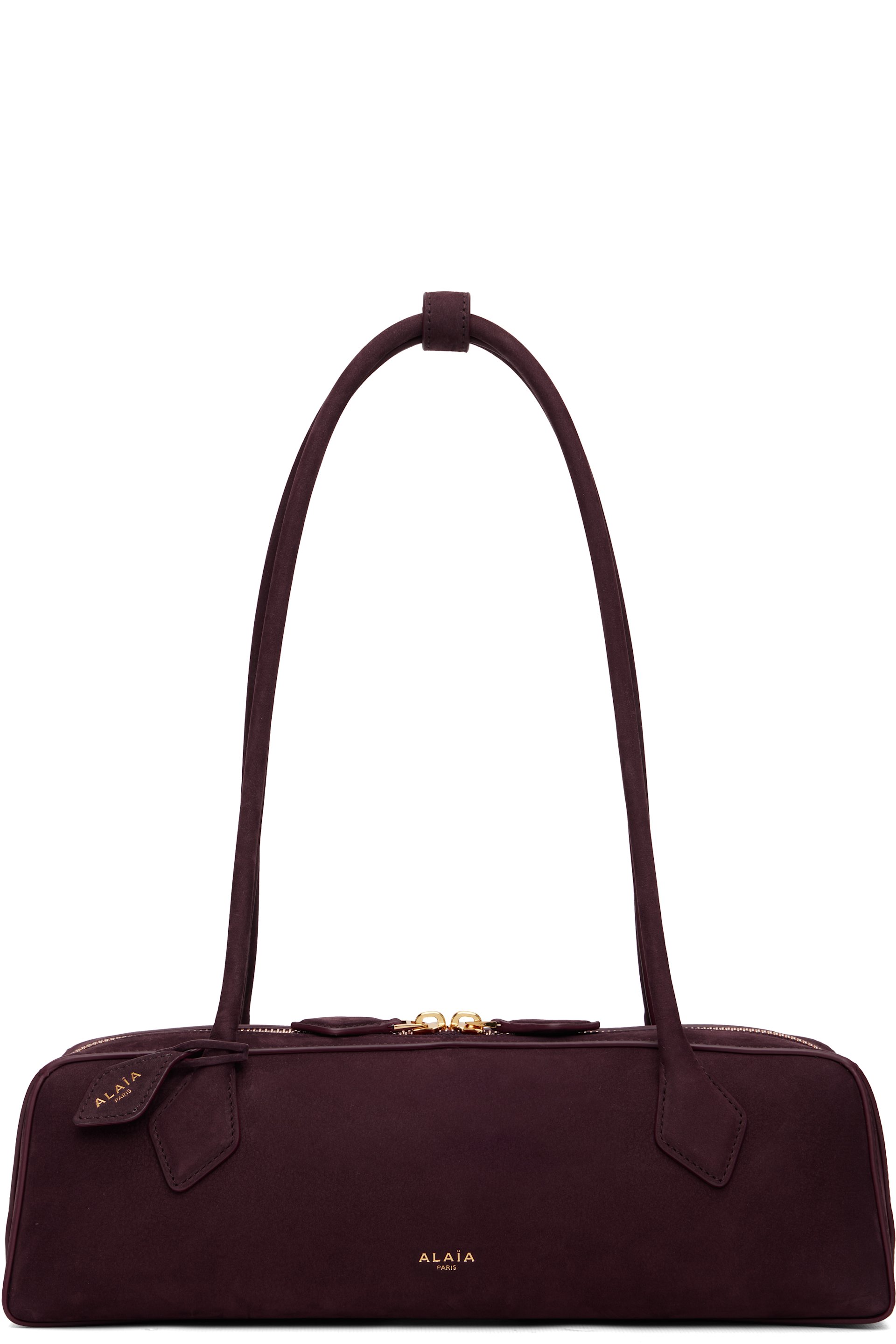 ALAÏA - Burgundy 'Le Teckel' Medium Bag