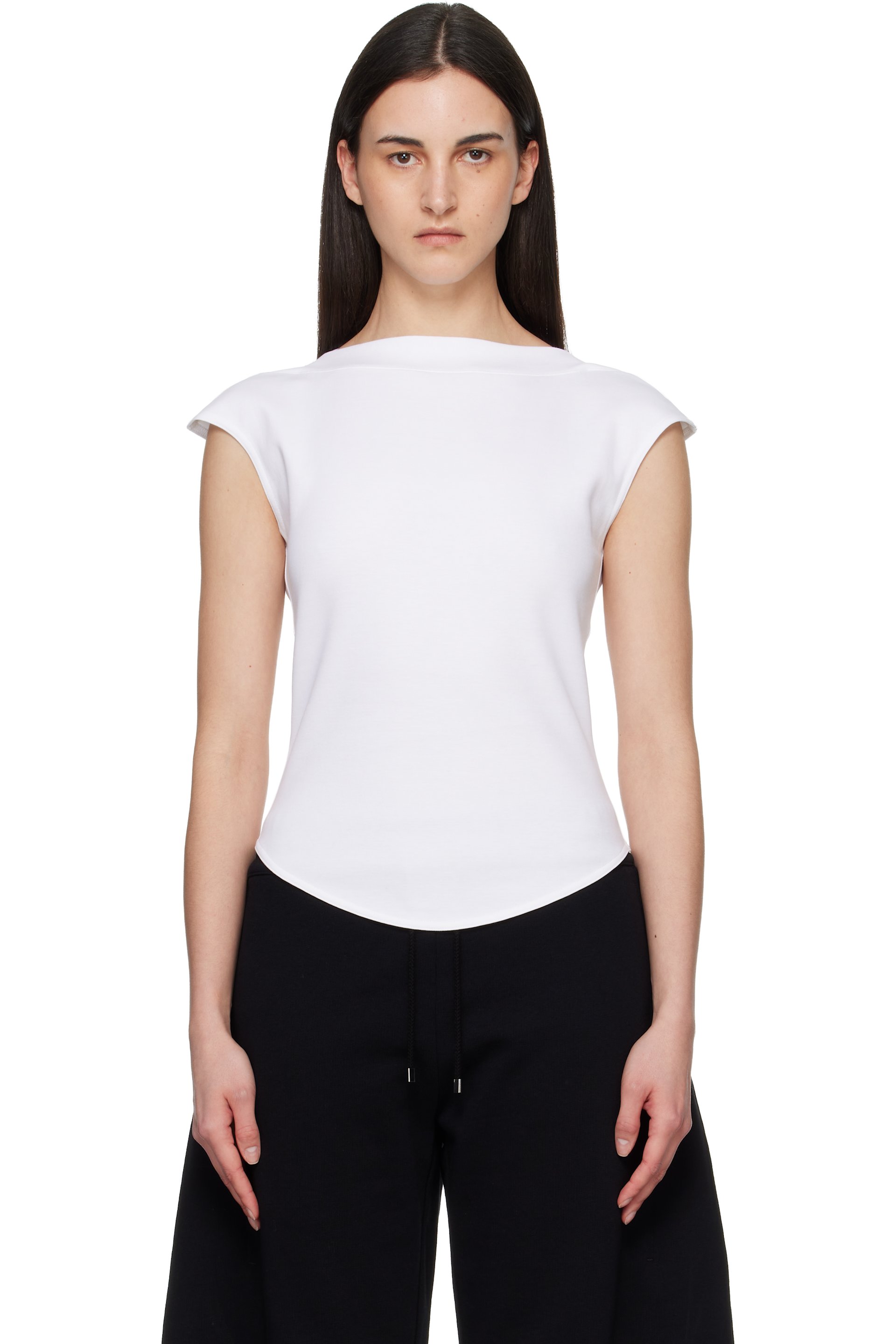 新品ALAÏA ホワイト タンクトップ　値下げ中‼️ Alaïa トップ/タンクトップ - 白|AA9G0006K014A054