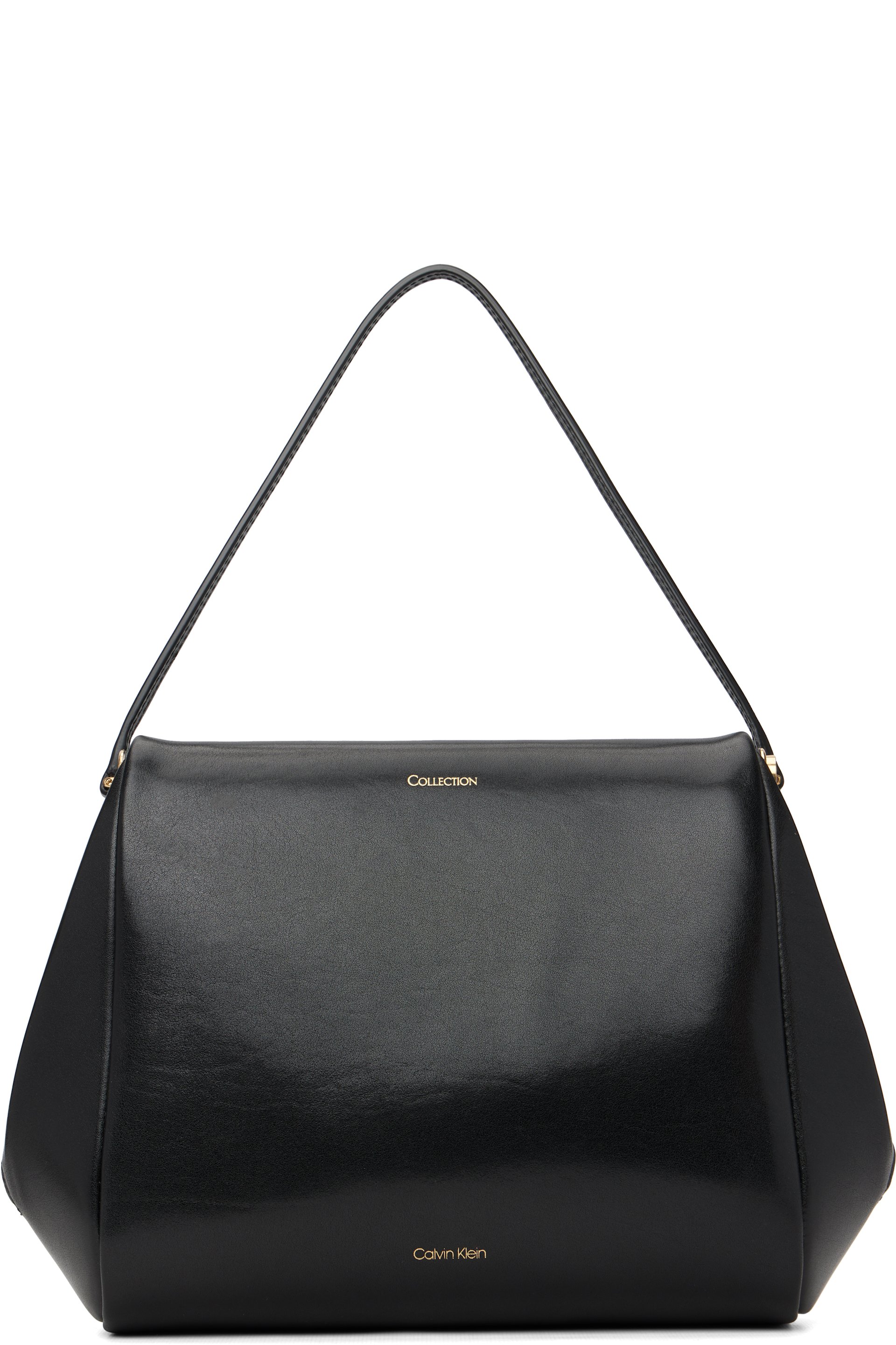 Calvin Klein Collection - Sac Tina noir à monture de bourse