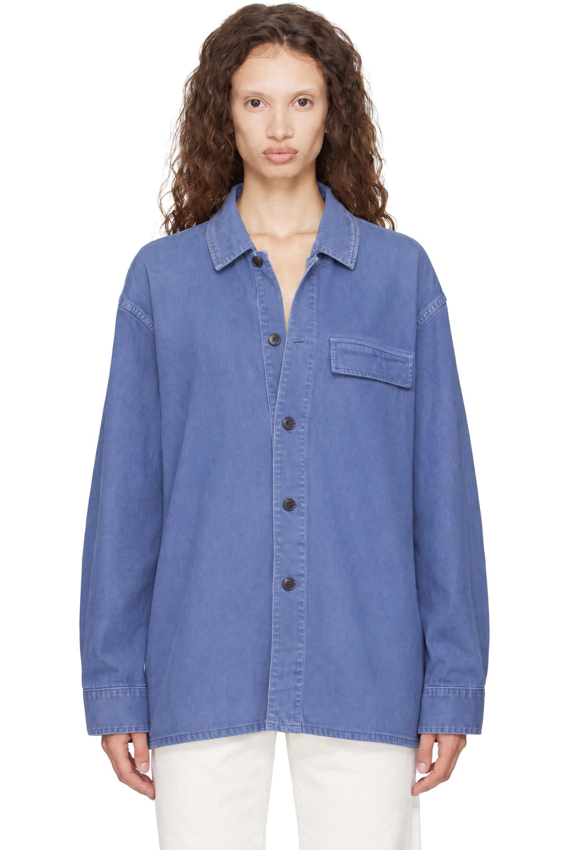 Calvin Klein Collection - Blue Kostas Denim Shirt Jacket
